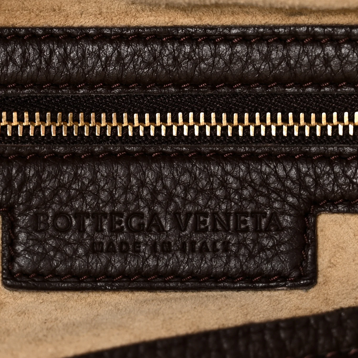 Cervo Deerskin Shoulder Bag Ebano - Image 6
