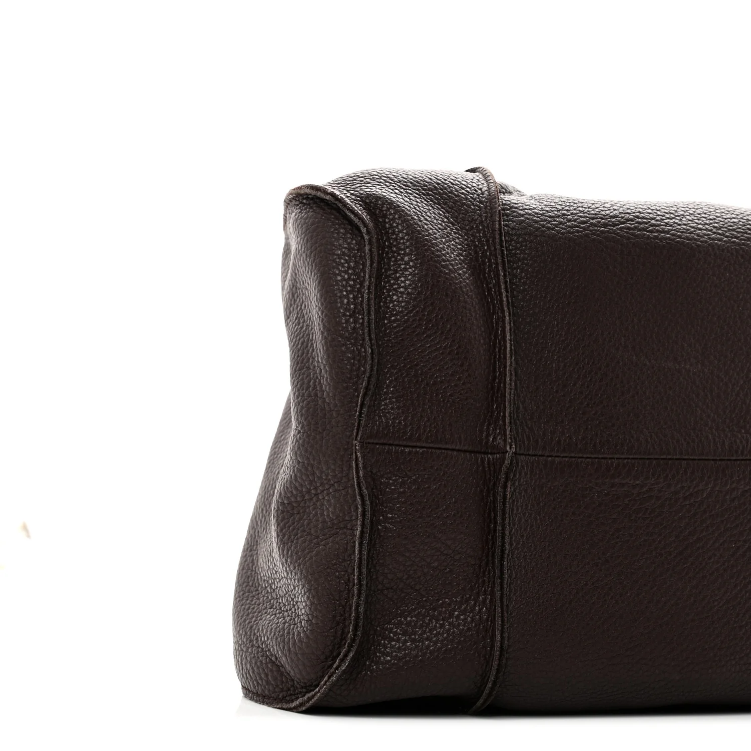 Cervo Deerskin Shoulder Bag Ebano - Image 8