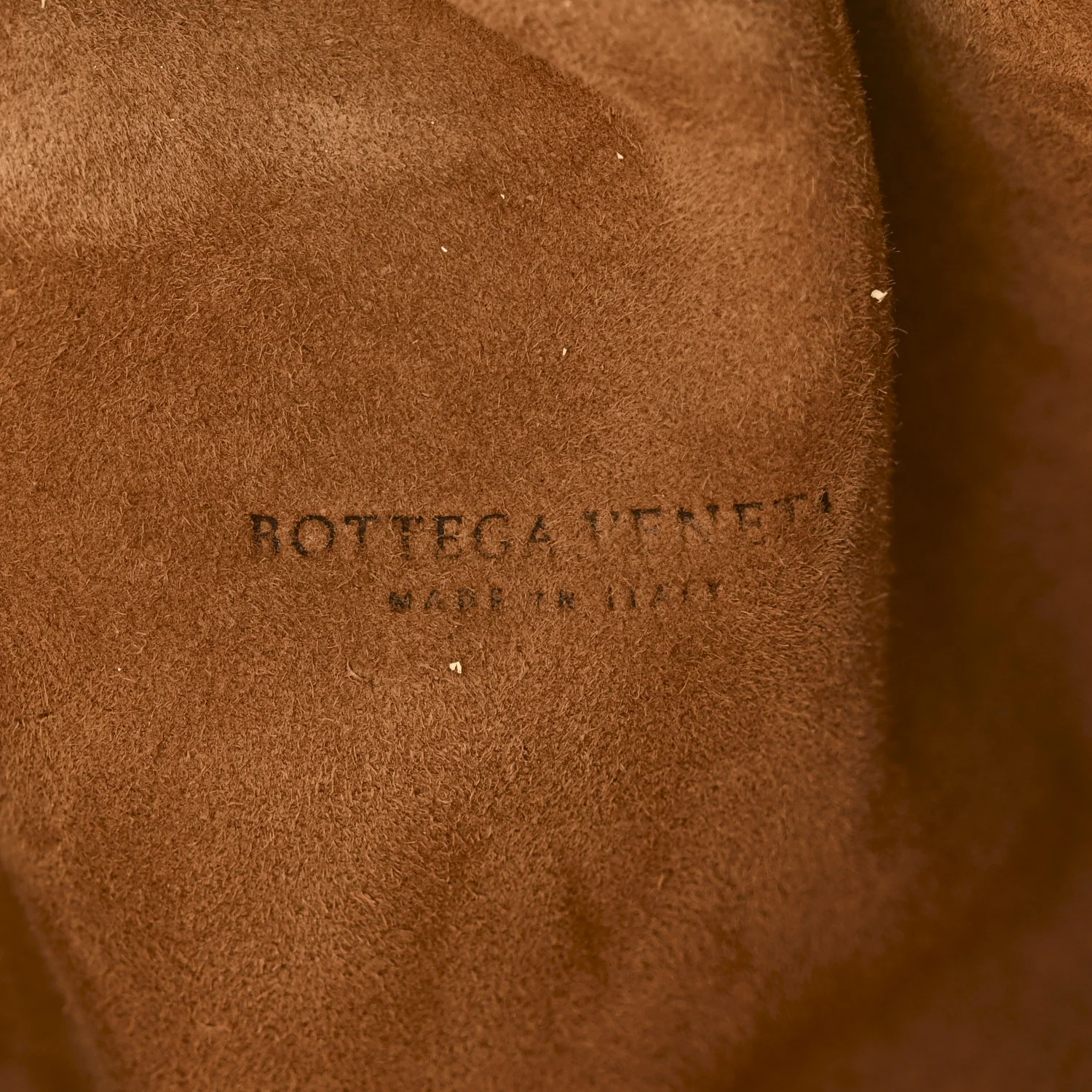 Crackled Calfskin The Pouch Oversized Clutch Zabaione - Image 6