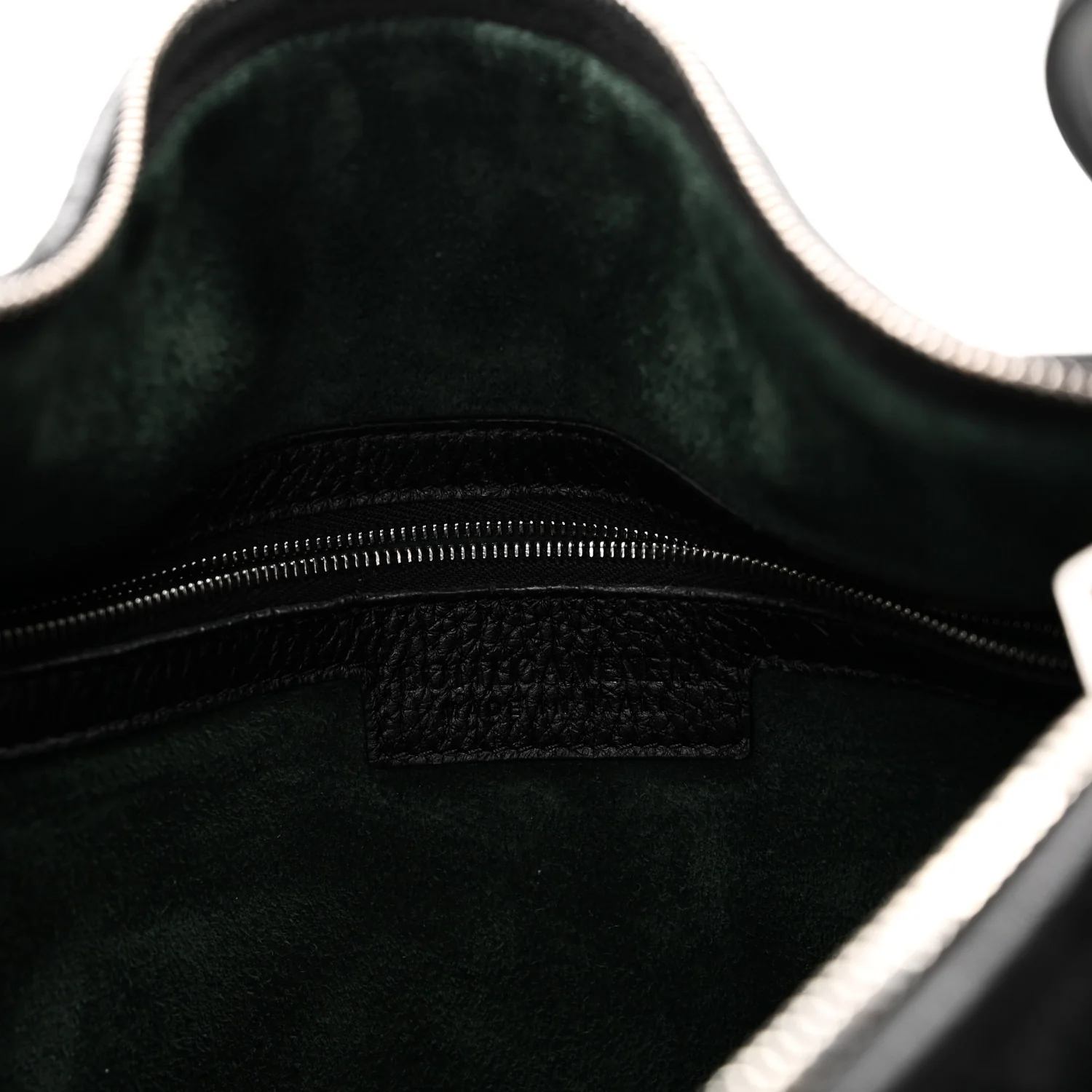 Deerskin Intrecciato Small Traveler Hobo Black - Image 6