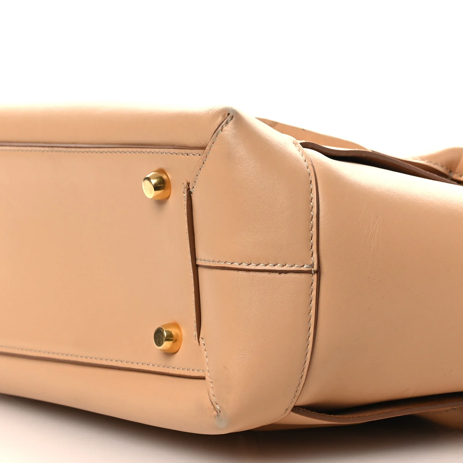 Grained Calfskin Maxi Intrecciato Medium Arco Nude - Image 10