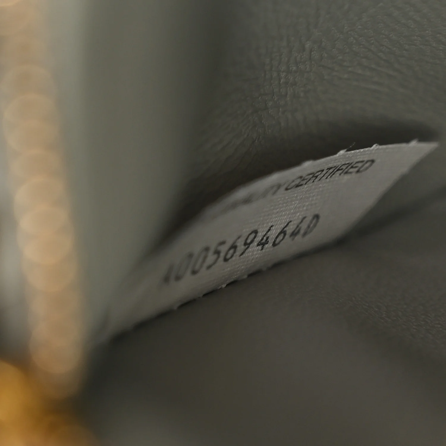 Lambskin Intrecciato Small Getaway Agate Grey - Image 7