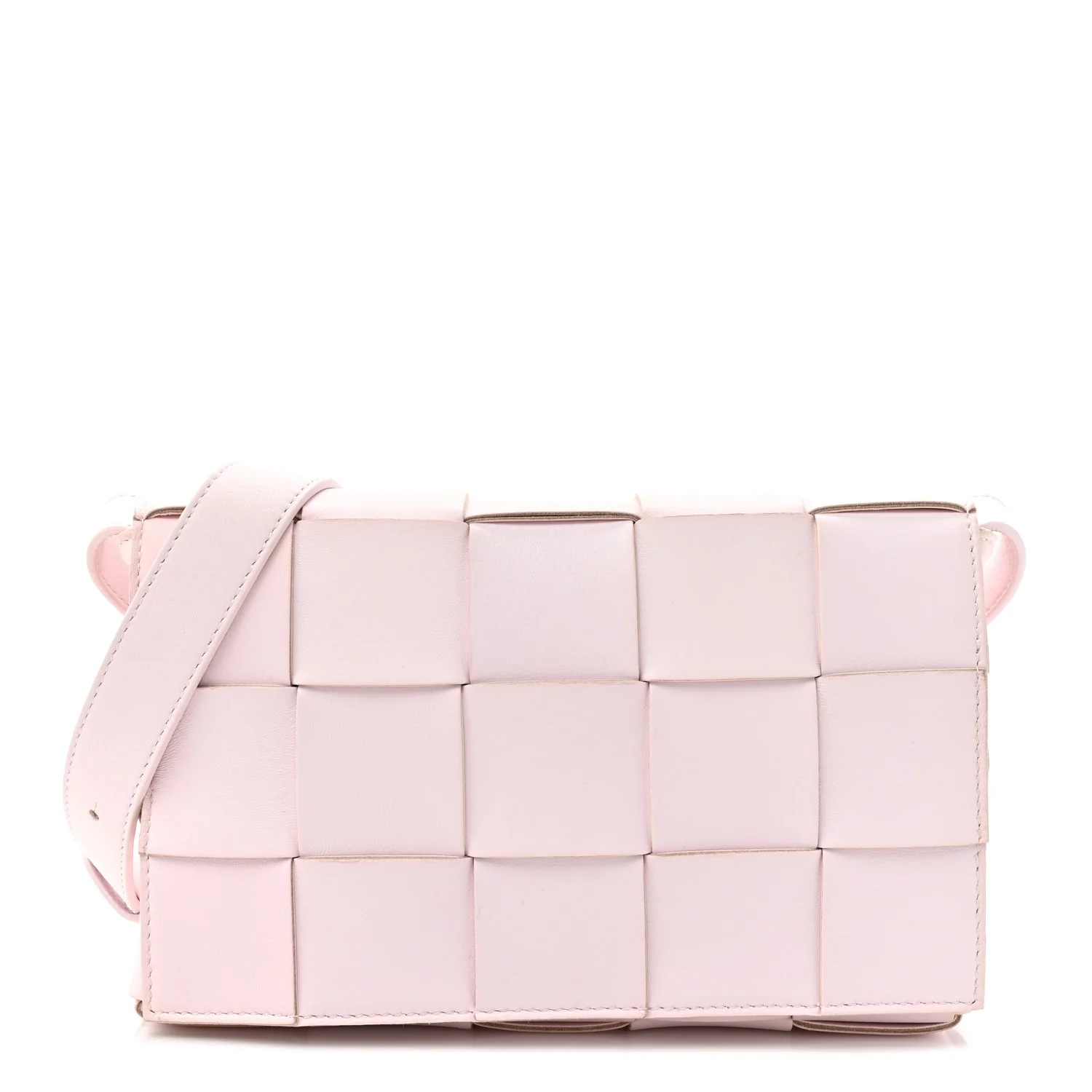 Lambskin Maxi Intrecciato Cassette Crossbody Bag Bliss Washed