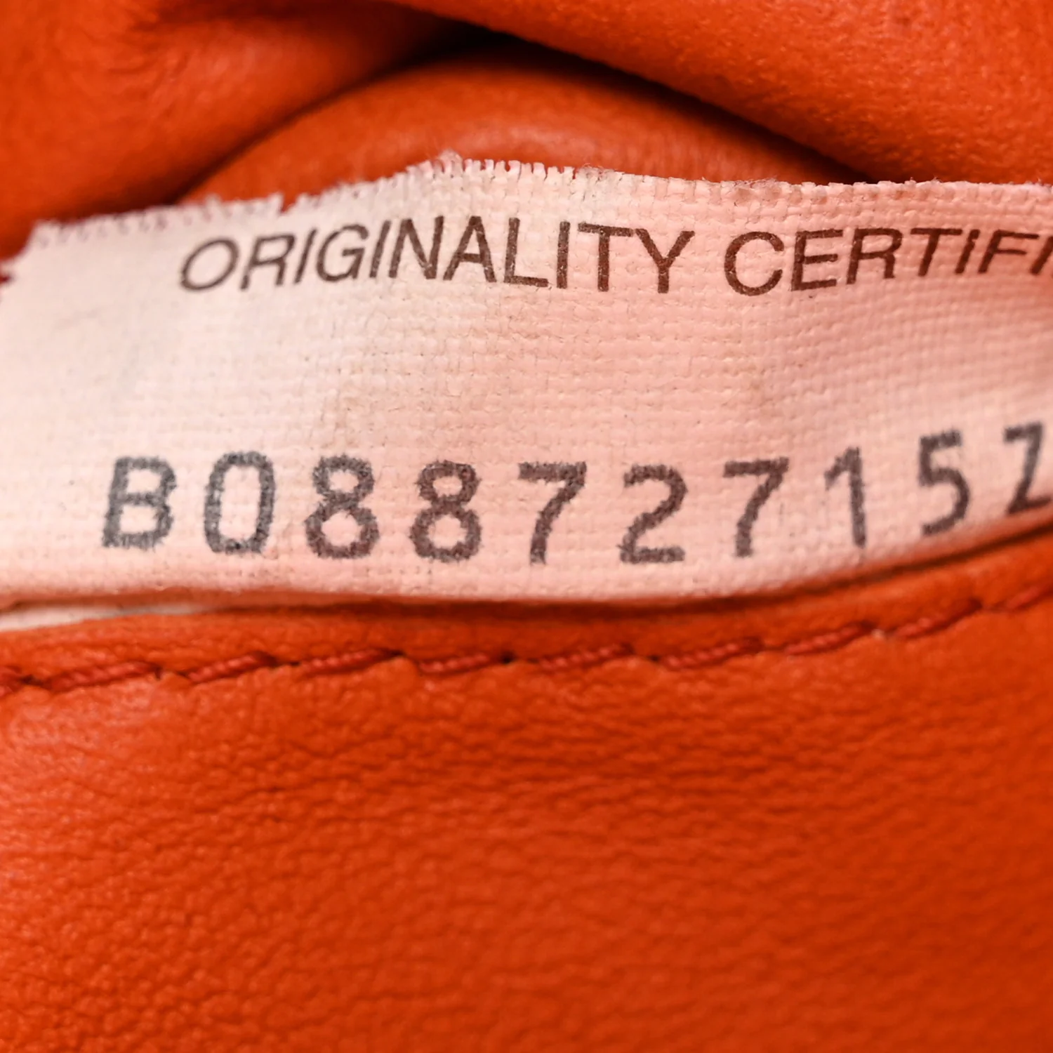 Lambskin Maxi Intrecciato Cassette Crossbody Bag Orange - Image 7
