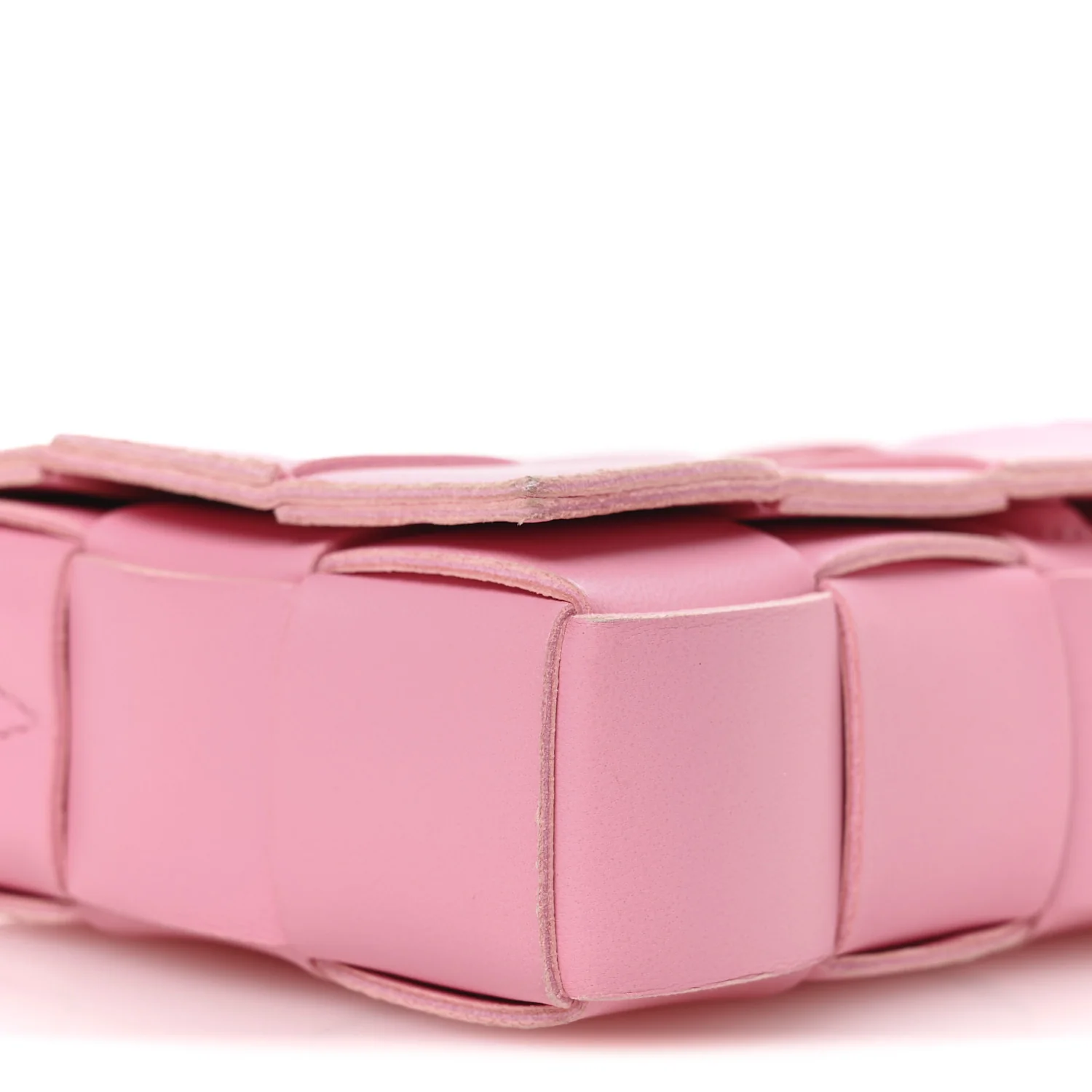 Lambskin Maxi Intrecciato Small Cassette Crossbody Bag Ribbon - Image 16