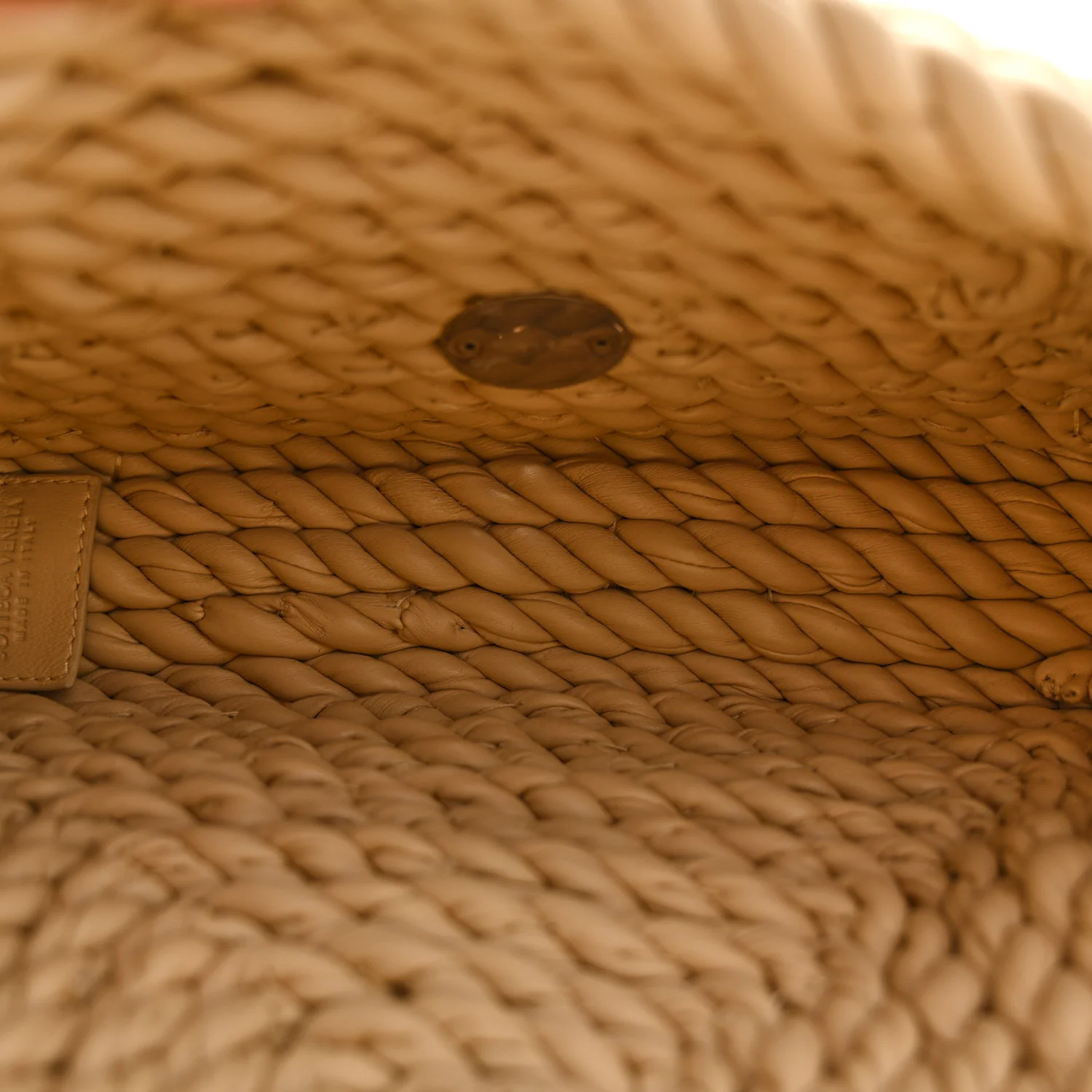 Lambskin Torchon Tasseled Twisted Shoulder Bag Porridge - Image 5