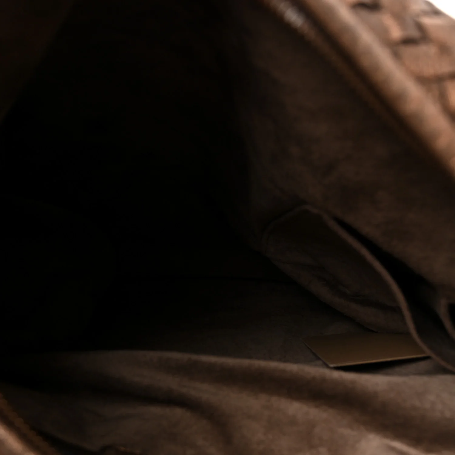 Metallic Nappa Intrecciato Large Veneta Hobo Copper - Image 5