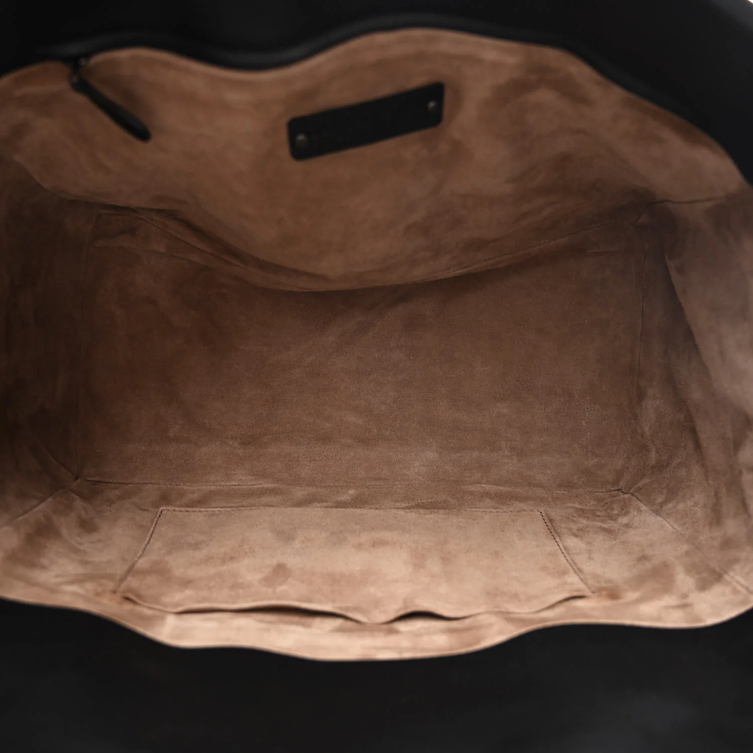 Nappa Ayers Intrecciato Medium Seamless Tote Black - Image 5