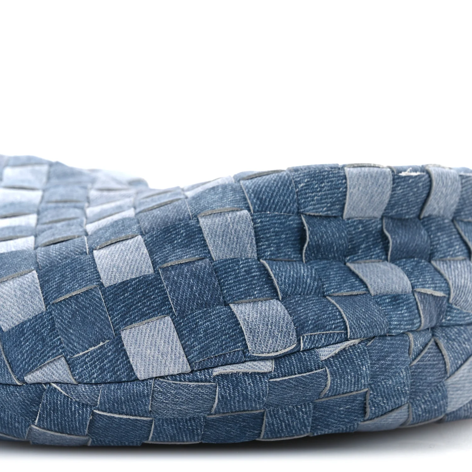 Nappa Denim Effect Intrecciato Mini Jodie Denim - Image 10