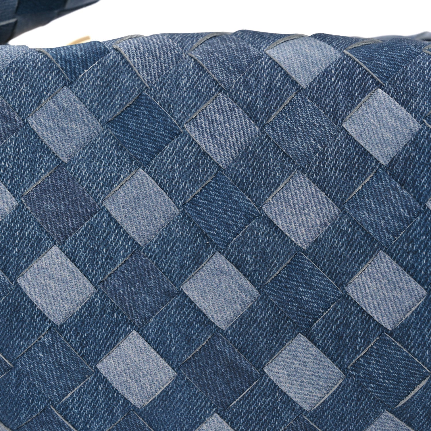 Nappa Denim Effect Intrecciato Mini Jodie Denim - Image 8