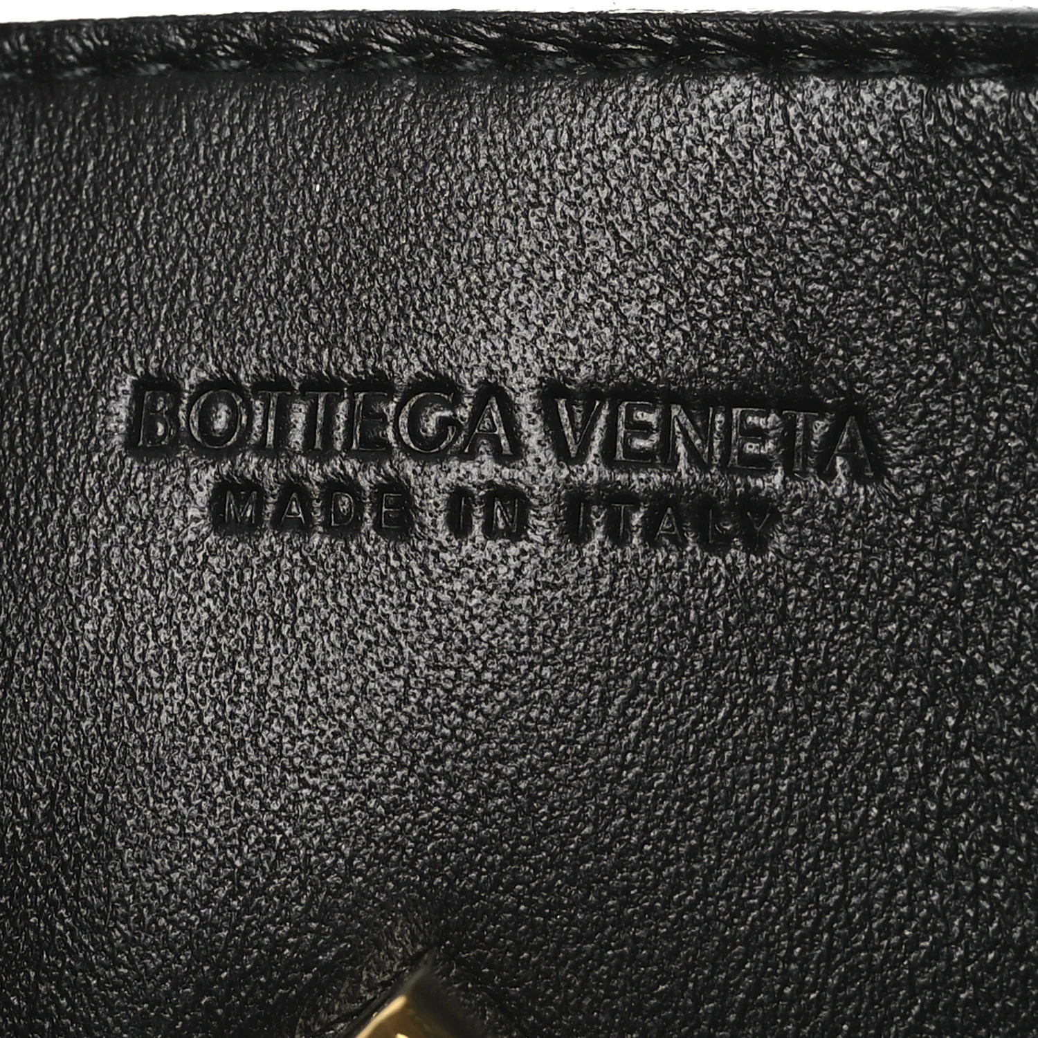 Nappa Intrecciato Andiamo Phone Pouch Black - Image 6
