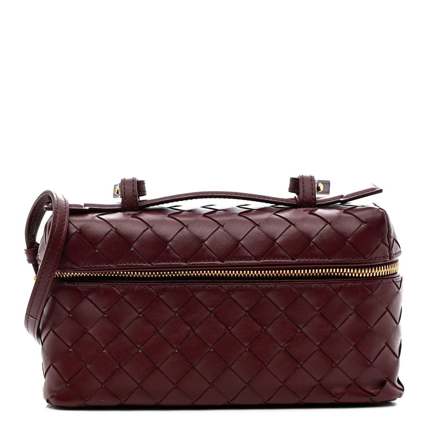 Nappa Intrecciato Bang Bang Vanity Case Barolo