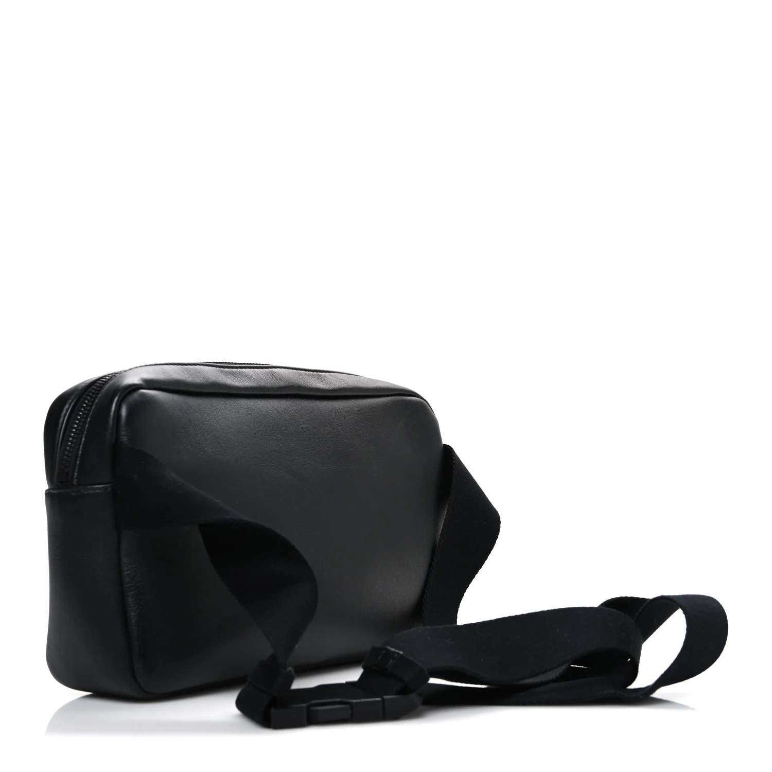 Nappa Intrecciato Belt Bag Black - Image 3