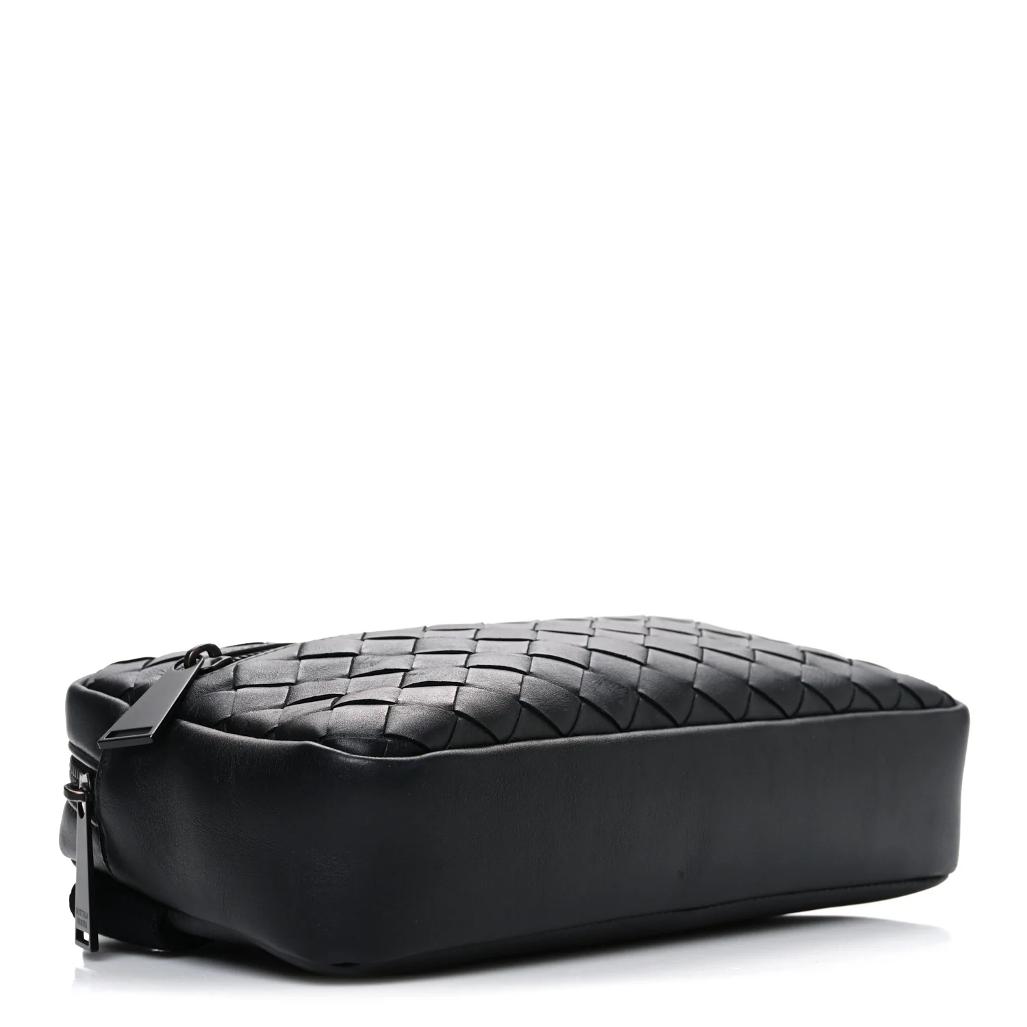 Nappa Intrecciato Belt Bag Black - Image 4