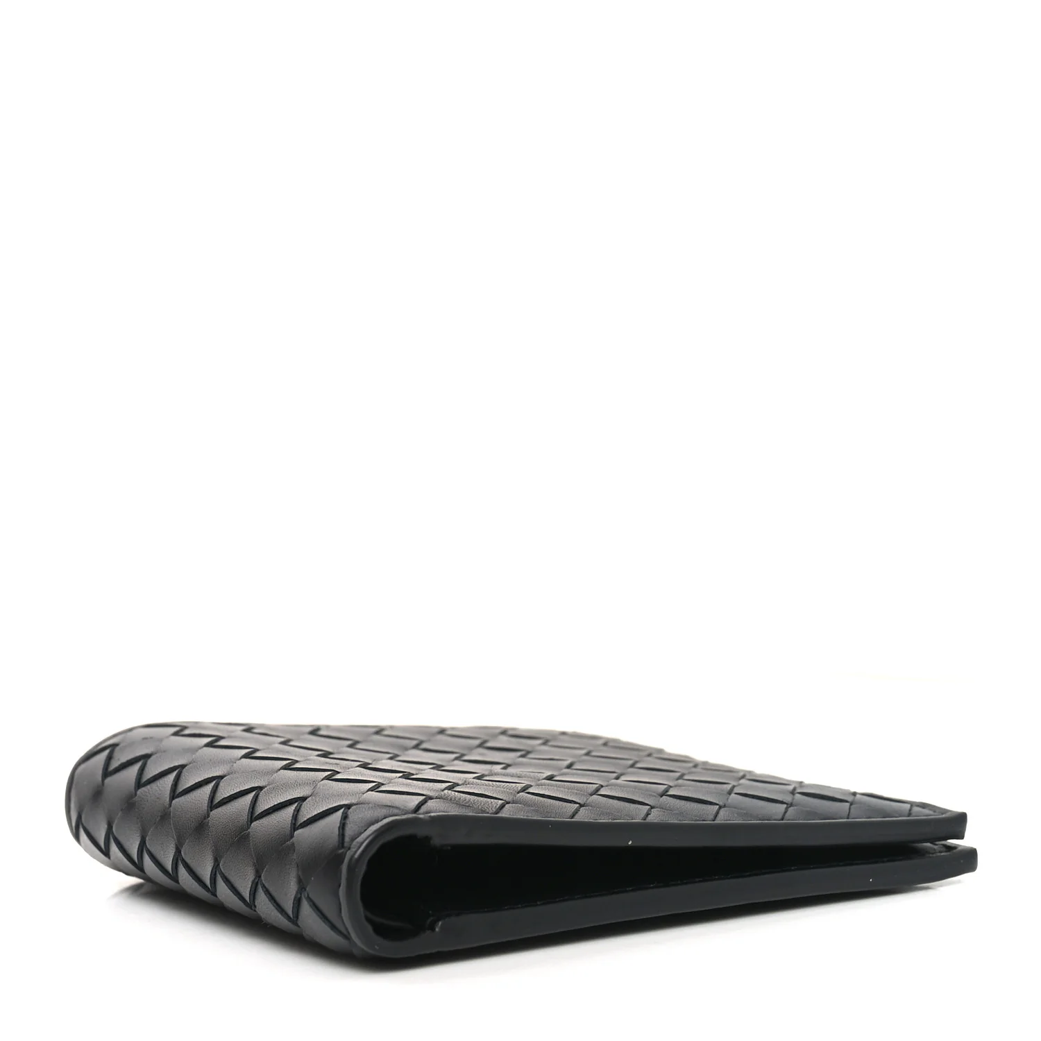 Nappa Intrecciato Bi-Fold Wallet Black - Image 4