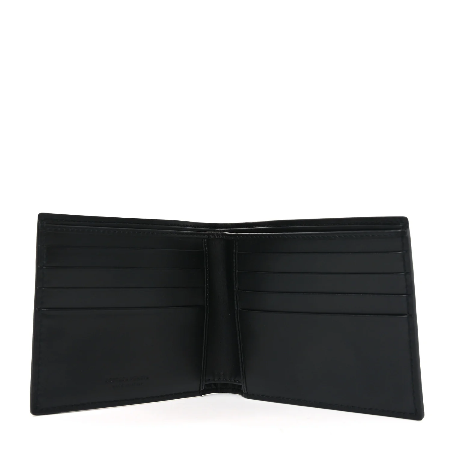 Nappa Intrecciato Bi-Fold Wallet Black - Image 5