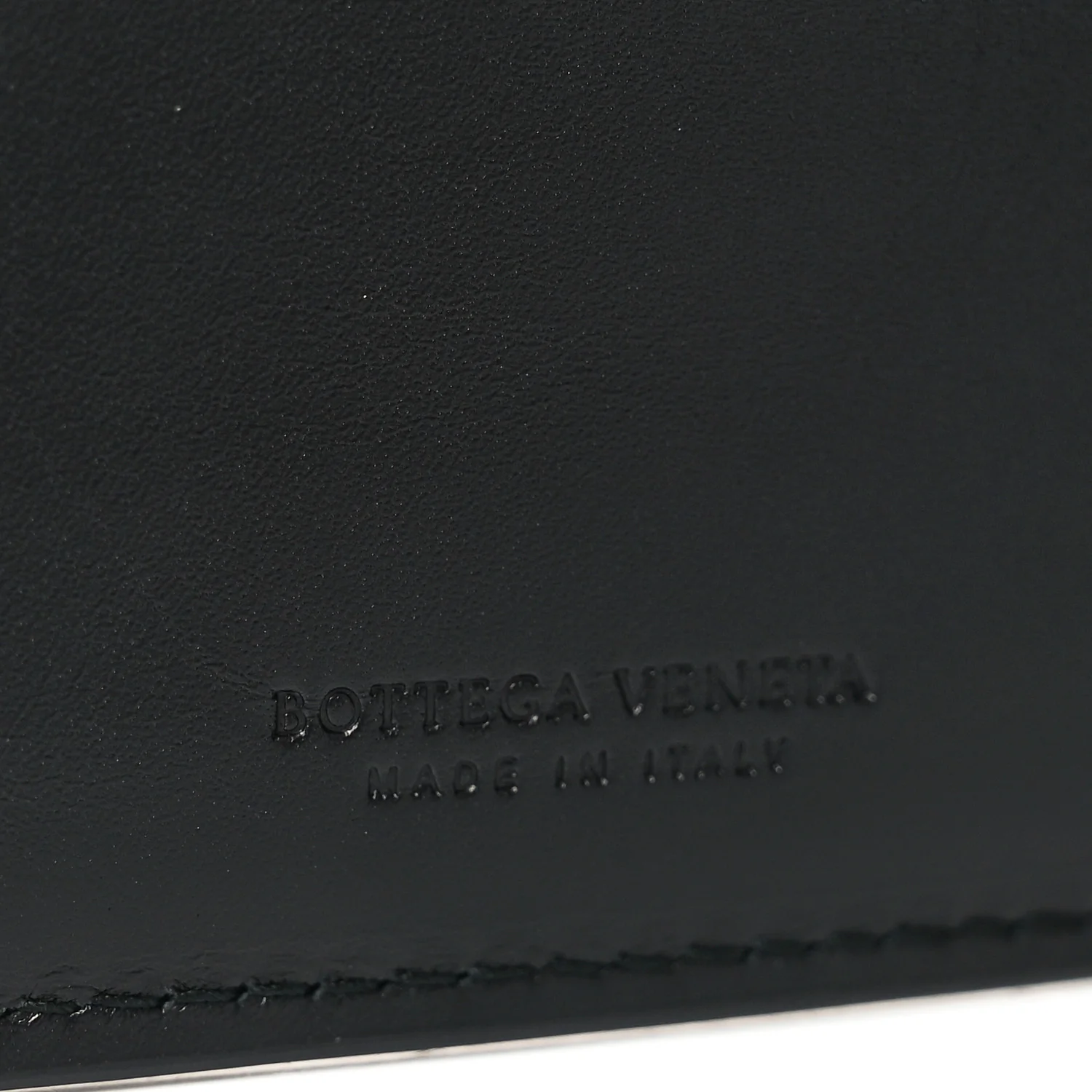 Nappa Intrecciato Bi-Fold Wallet Black - Image 6