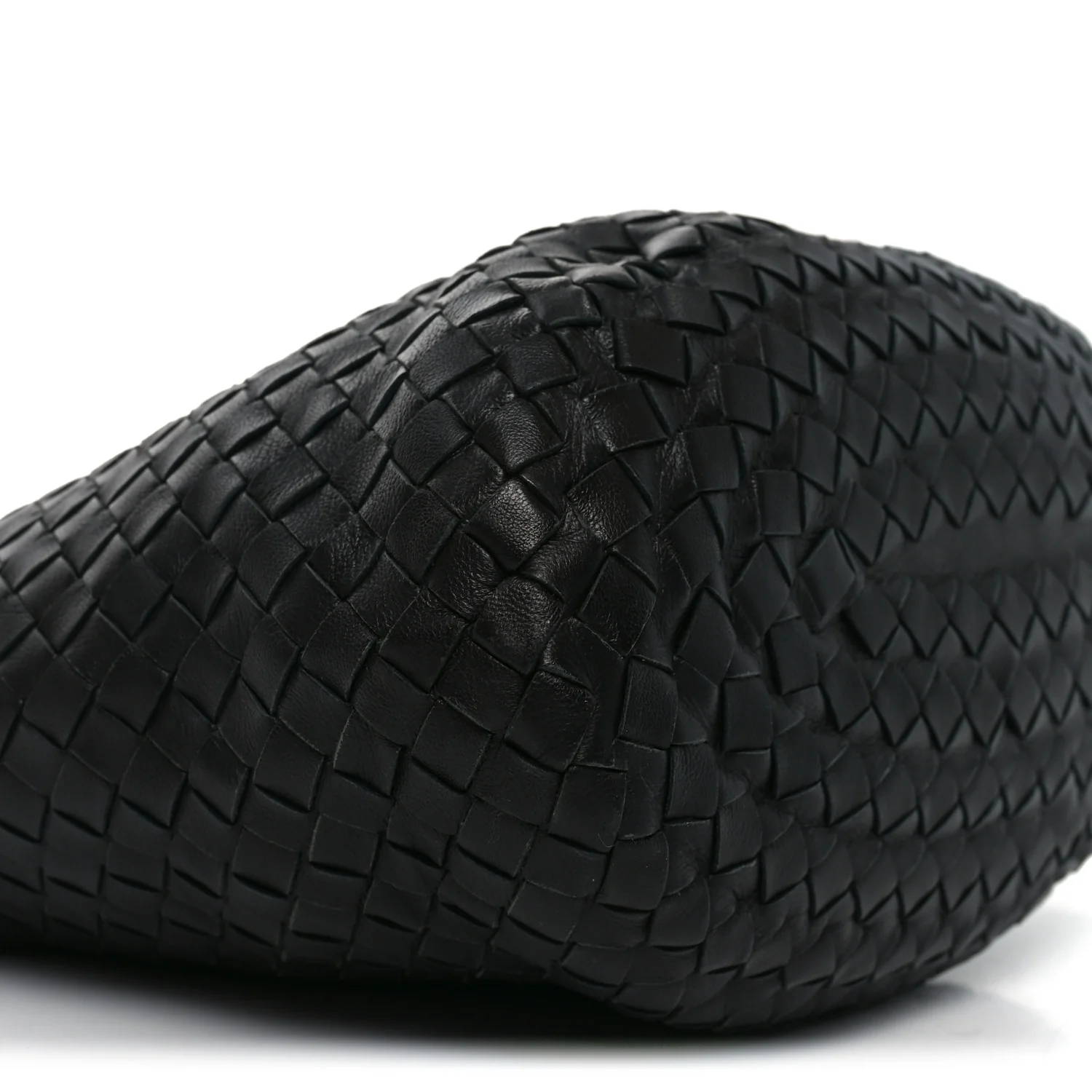 Nappa Intrecciato Bucket Bag Black - Image 10