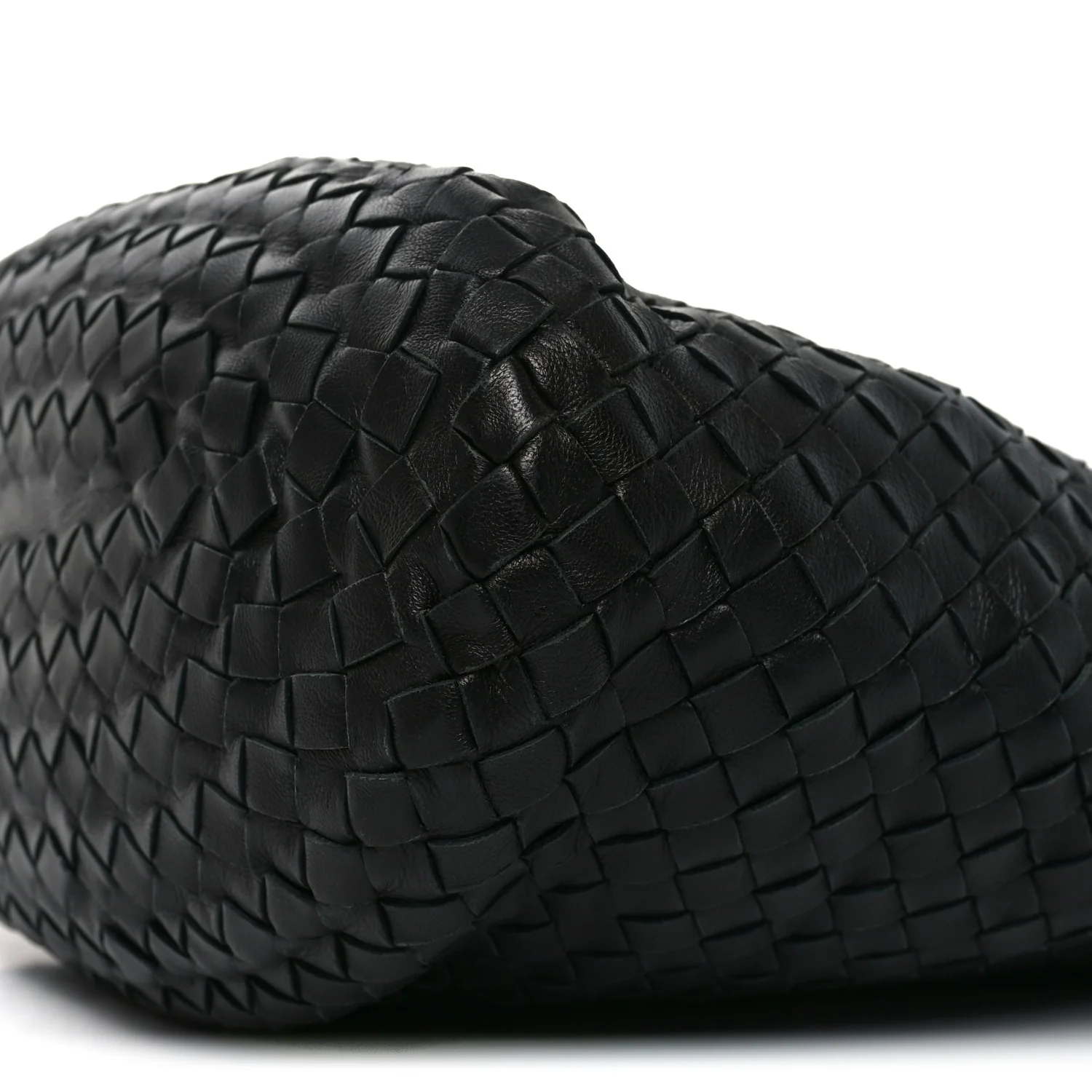 Nappa Intrecciato Bucket Bag Black - Image 11