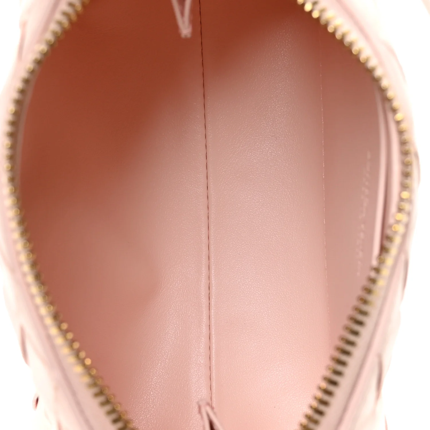 Nappa Intrecciato Concert Pouch Seashell - Image 5