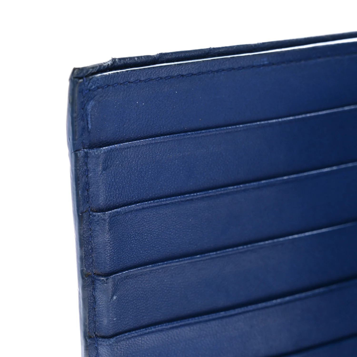 Nappa Intrecciato Continental Snap Wallet Cobalt - Image 10
