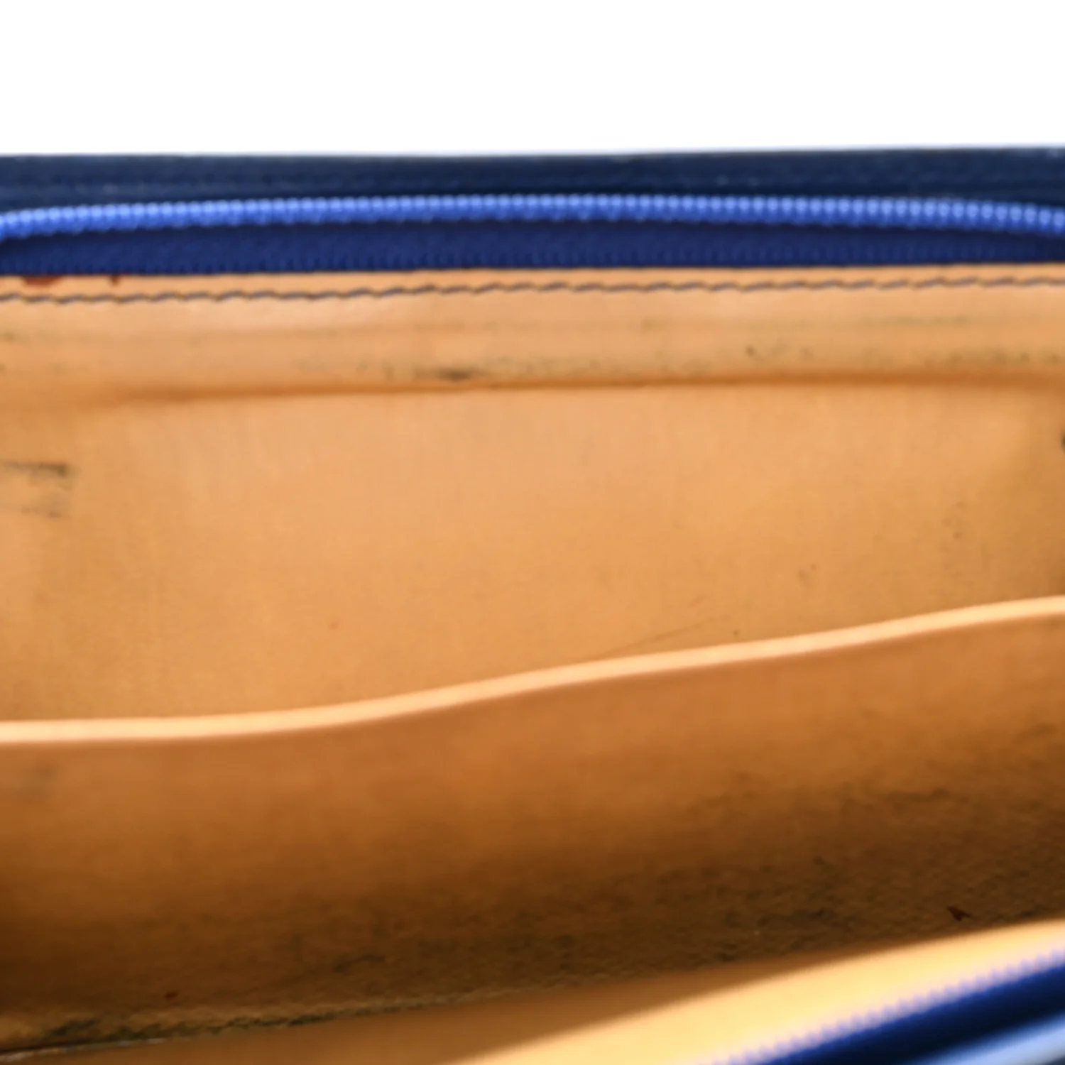 Nappa Intrecciato Continental Snap Wallet Cobalt - Image 11