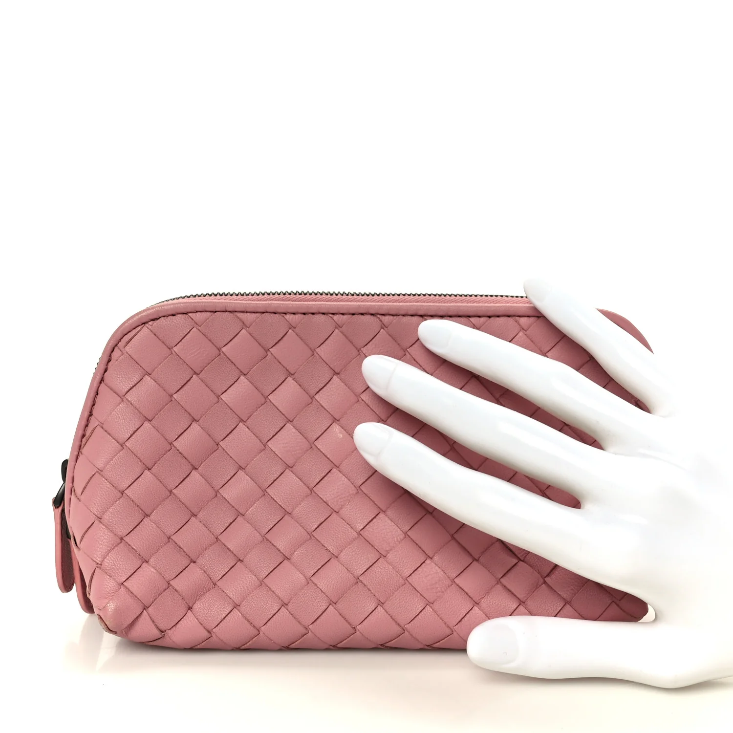 Nappa Intrecciato Cosmetic Pouch Watteau - Image 2