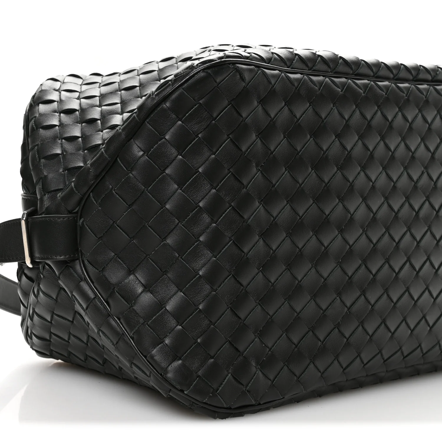 Nappa Intrecciato Duffle Bag Dark Green - Image 9