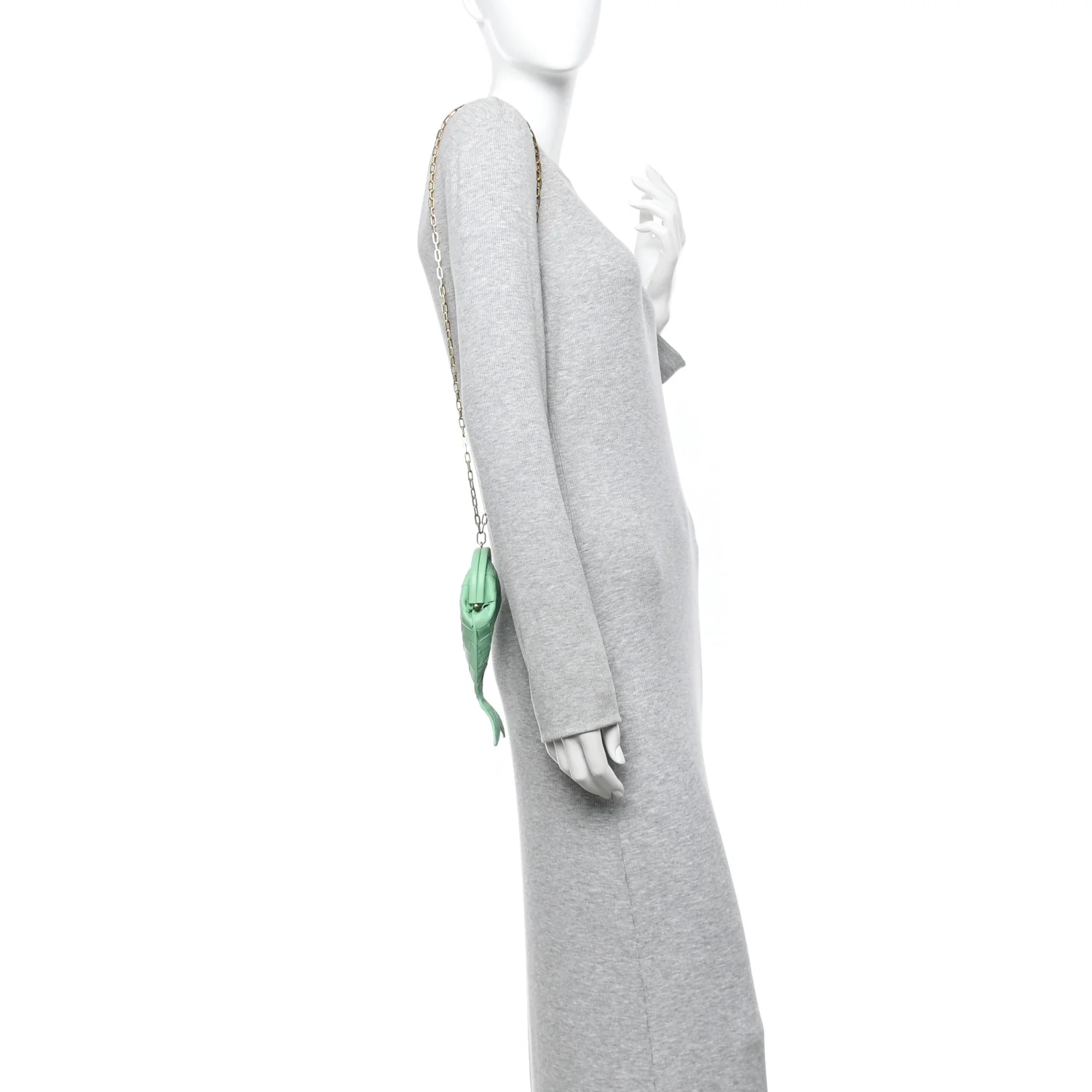 Nappa Intrecciato Fish Pouch On Chain Siren - Image 2