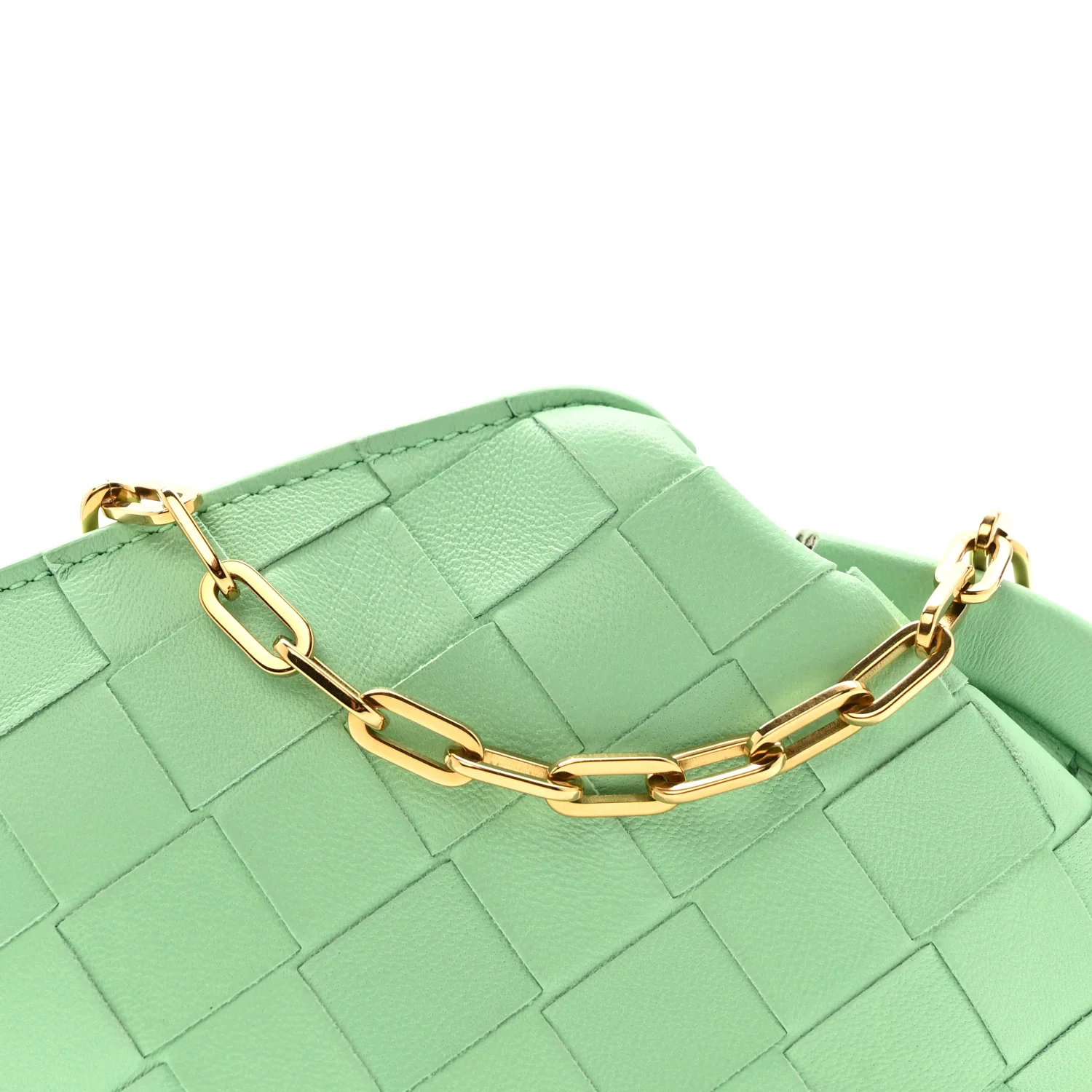 Nappa Intrecciato Fish Pouch On Chain Siren - Image 7