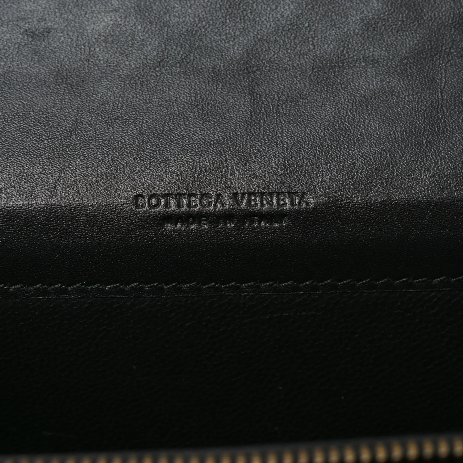 Nappa Intrecciato Flap Wallet Black - Image 6