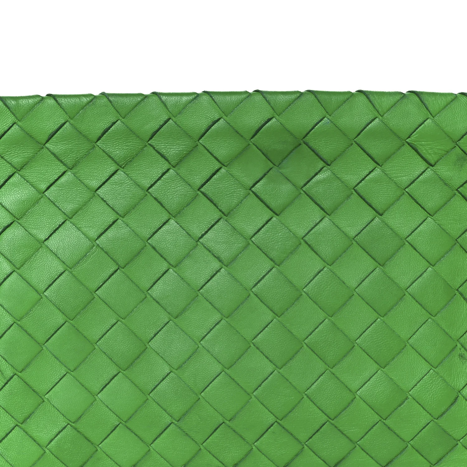 Nappa Intrecciato Flat Zip Pouch Parakeet - Image 9