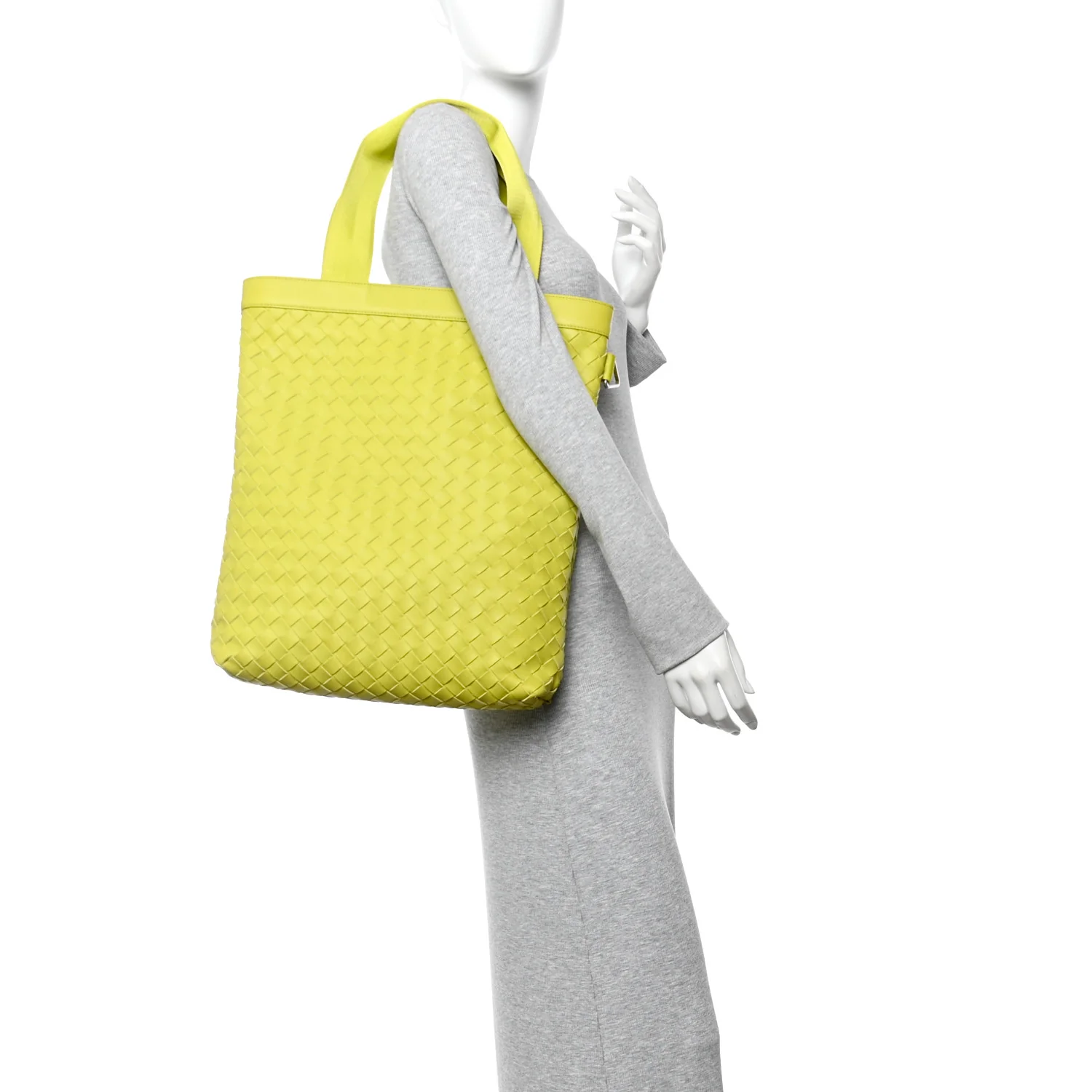 Nappa Intrecciato Hydrology Tote Kiwi - Image 2