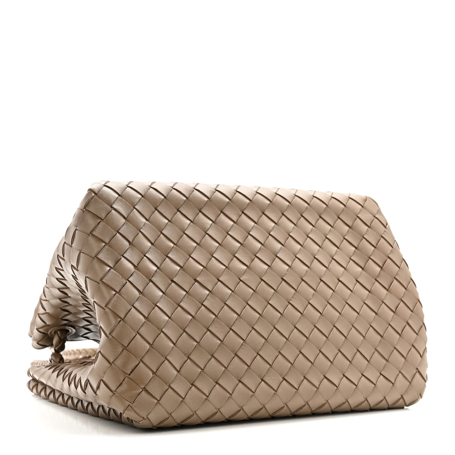 Nappa Intrecciato Large Andiamo Parachute Shoulder Bag Pinecone - Image 4