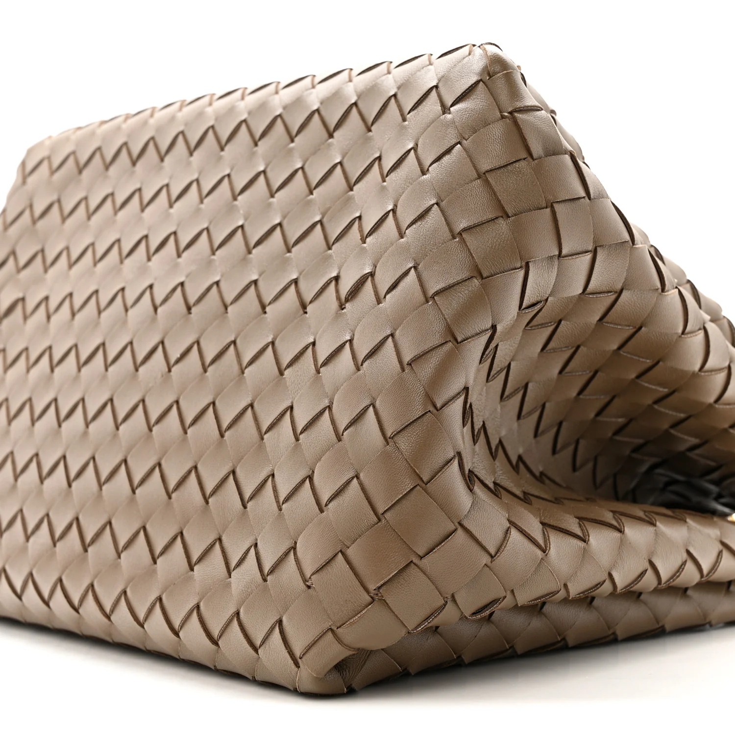 Nappa Intrecciato Large Andiamo Parachute Shoulder Bag Pinecone - Image 9
