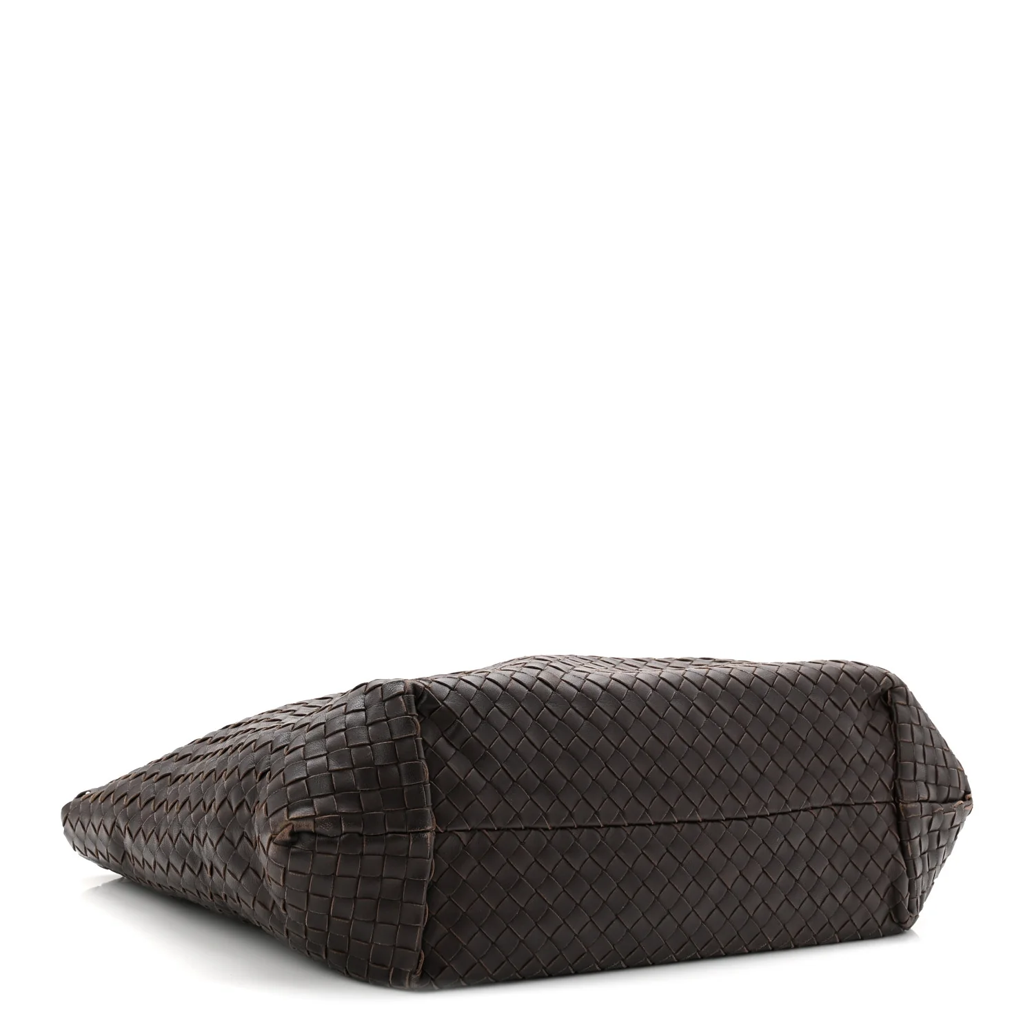 Nappa Intrecciato Large Capri Tote Ebano - Image 4
