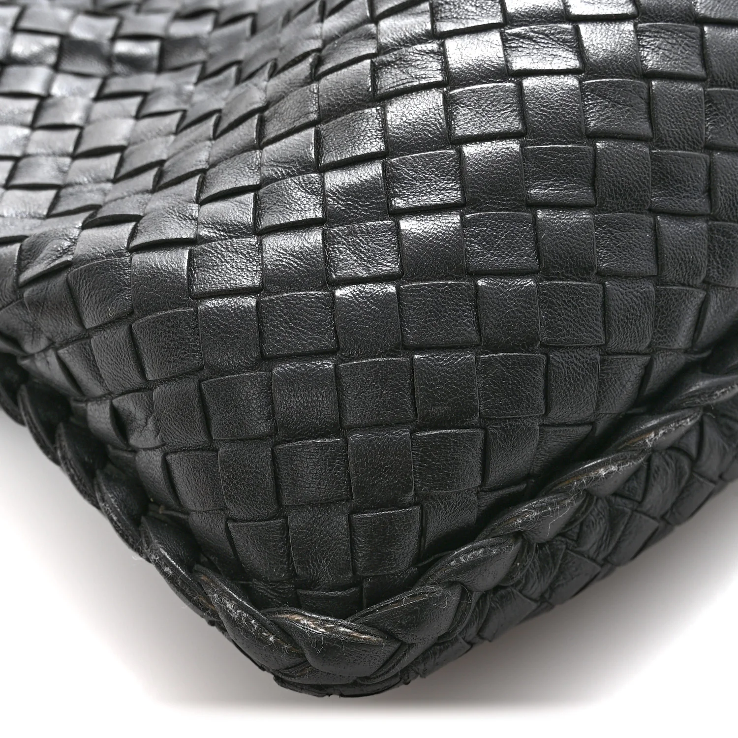 Nappa Intrecciato Large Veneta Hobo Black - Image 13
