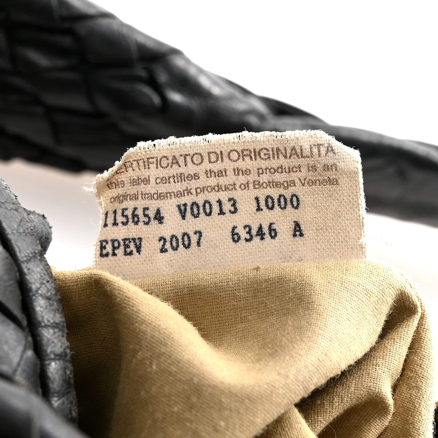 Nappa Intrecciato Large Veneta Hobo Black - Image 7