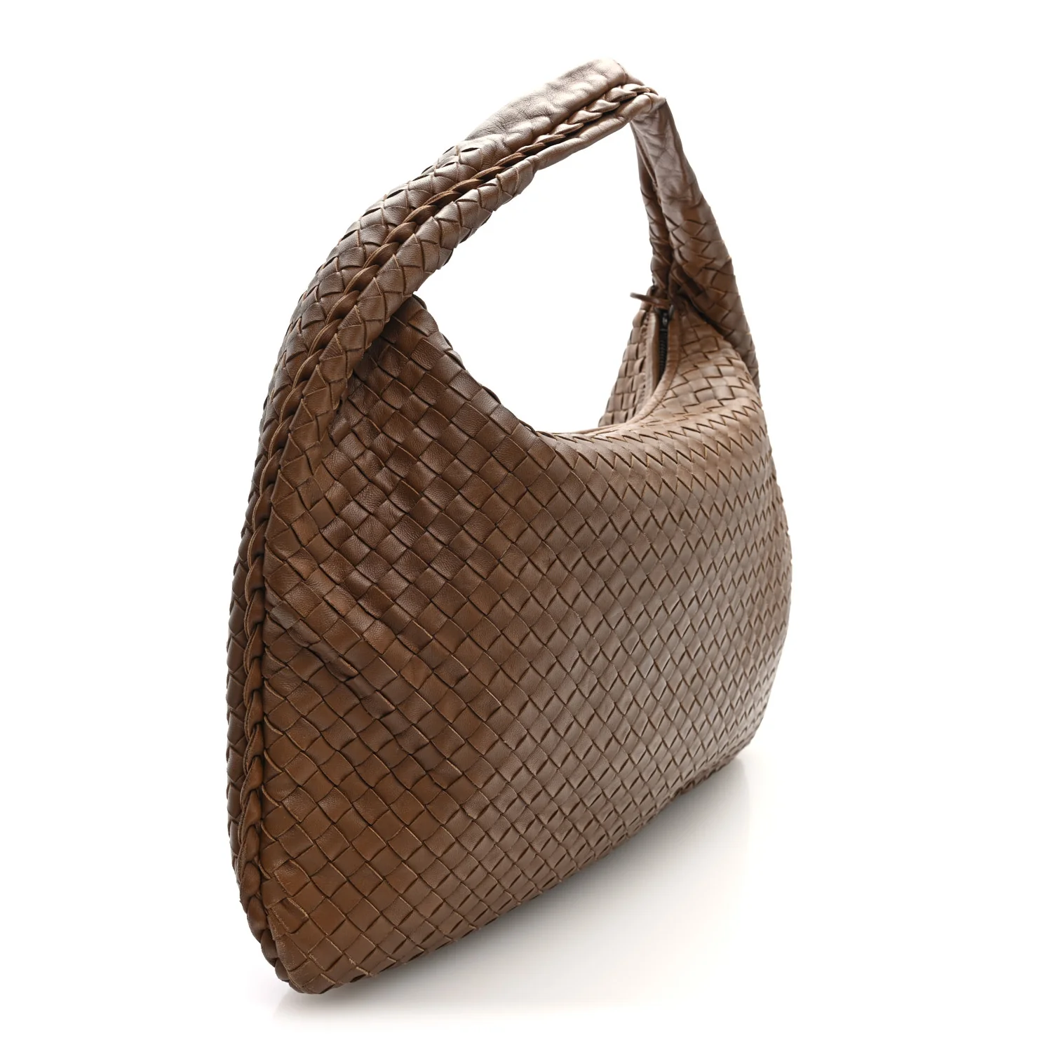 Nappa Intrecciato Large Veneta Hobo Chene - Image 4