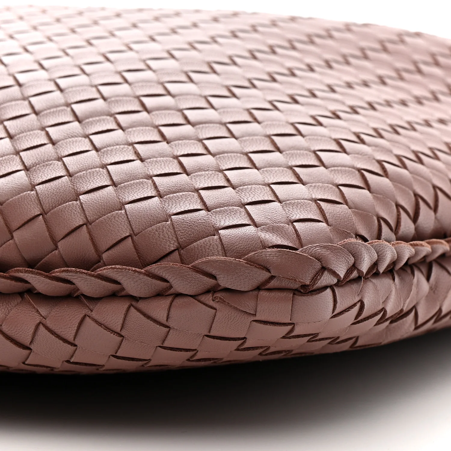 Nappa Intrecciato Large Veneta Hobo Mallow - Image 11