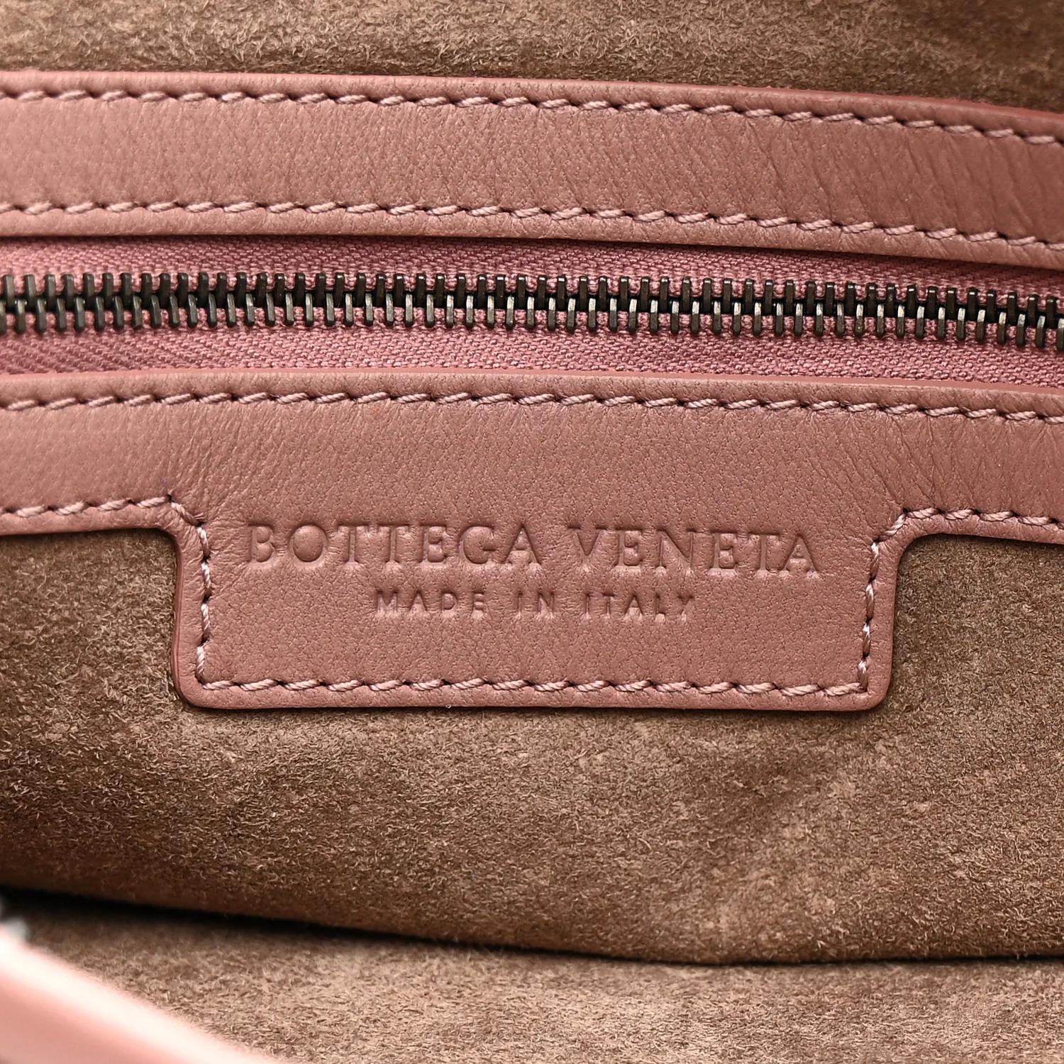 Nappa Intrecciato Large Veneta Hobo Mallow - Image 6