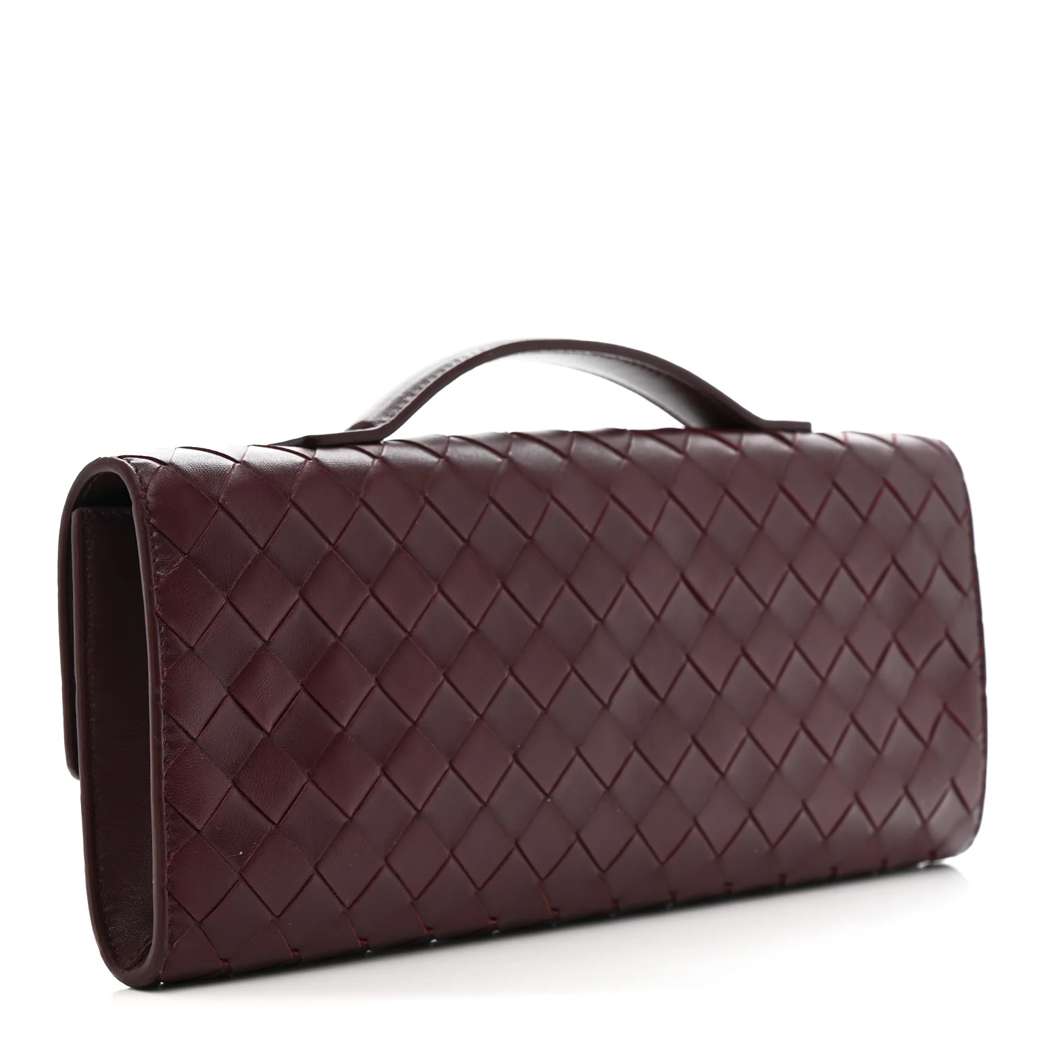 Nappa Intrecciato Long Andiamo Top Handle Clutch Barolo - Image 3