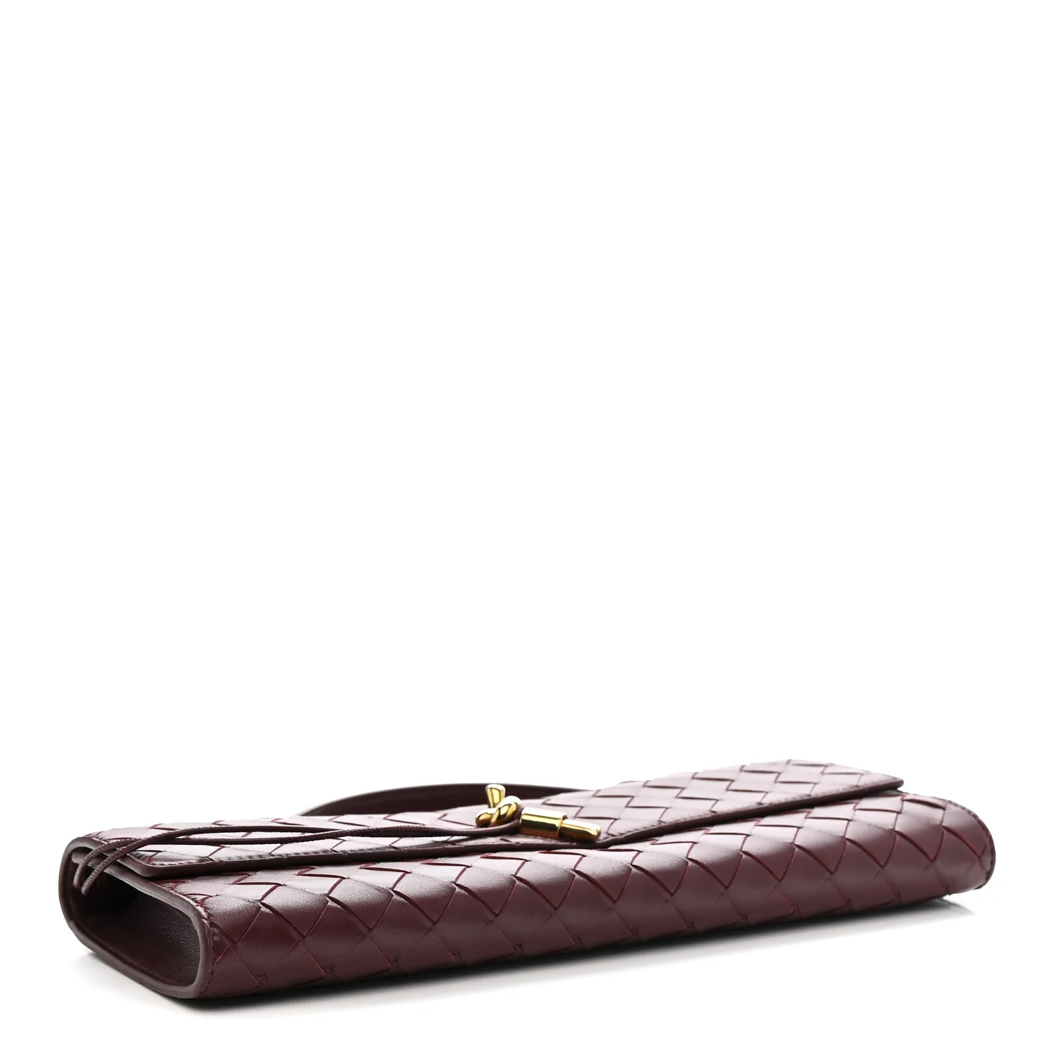 Nappa Intrecciato Long Andiamo Top Handle Clutch Barolo - Image 4