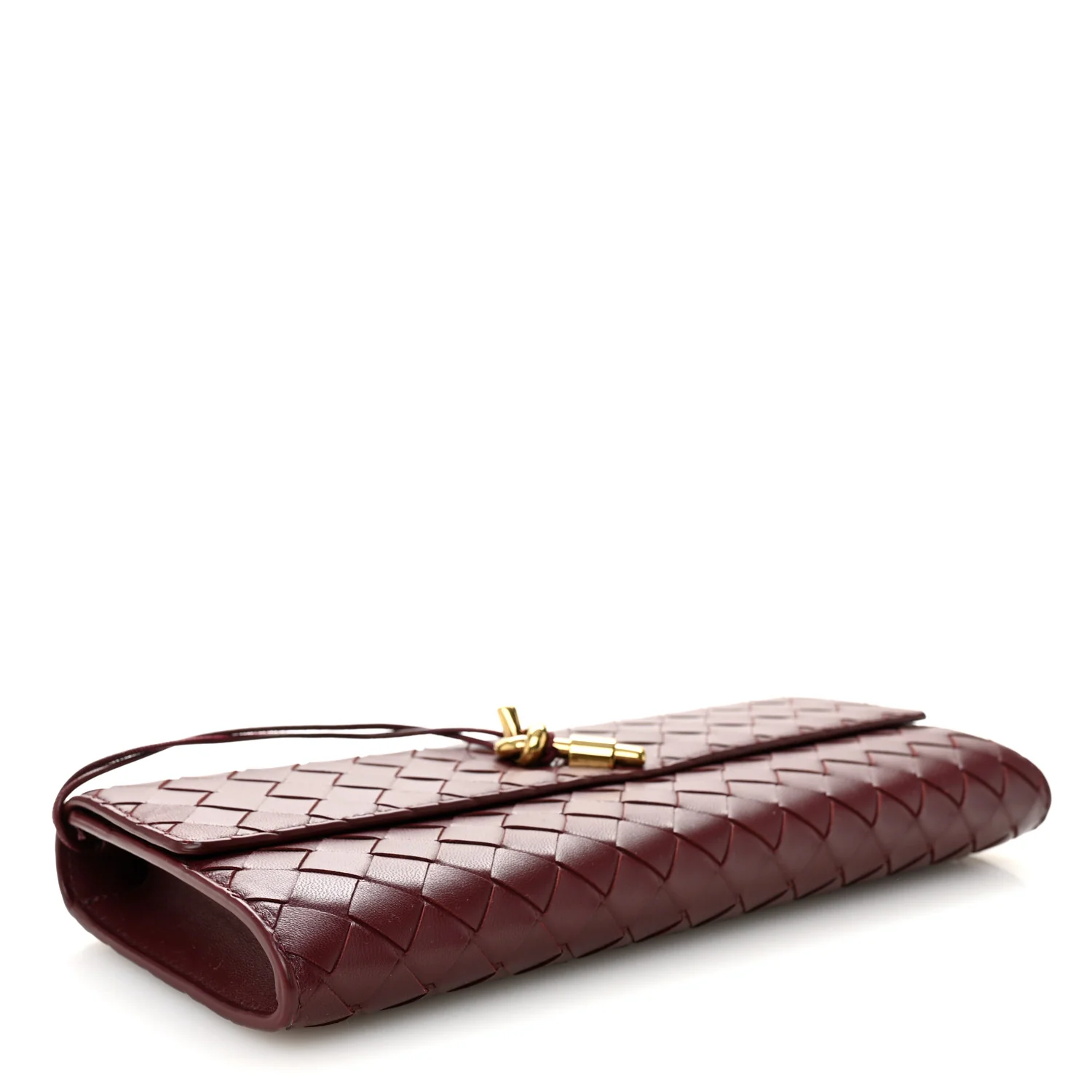Nappa Intrecciato Long Andiamo Top Handle Clutch Barolo - Image 4