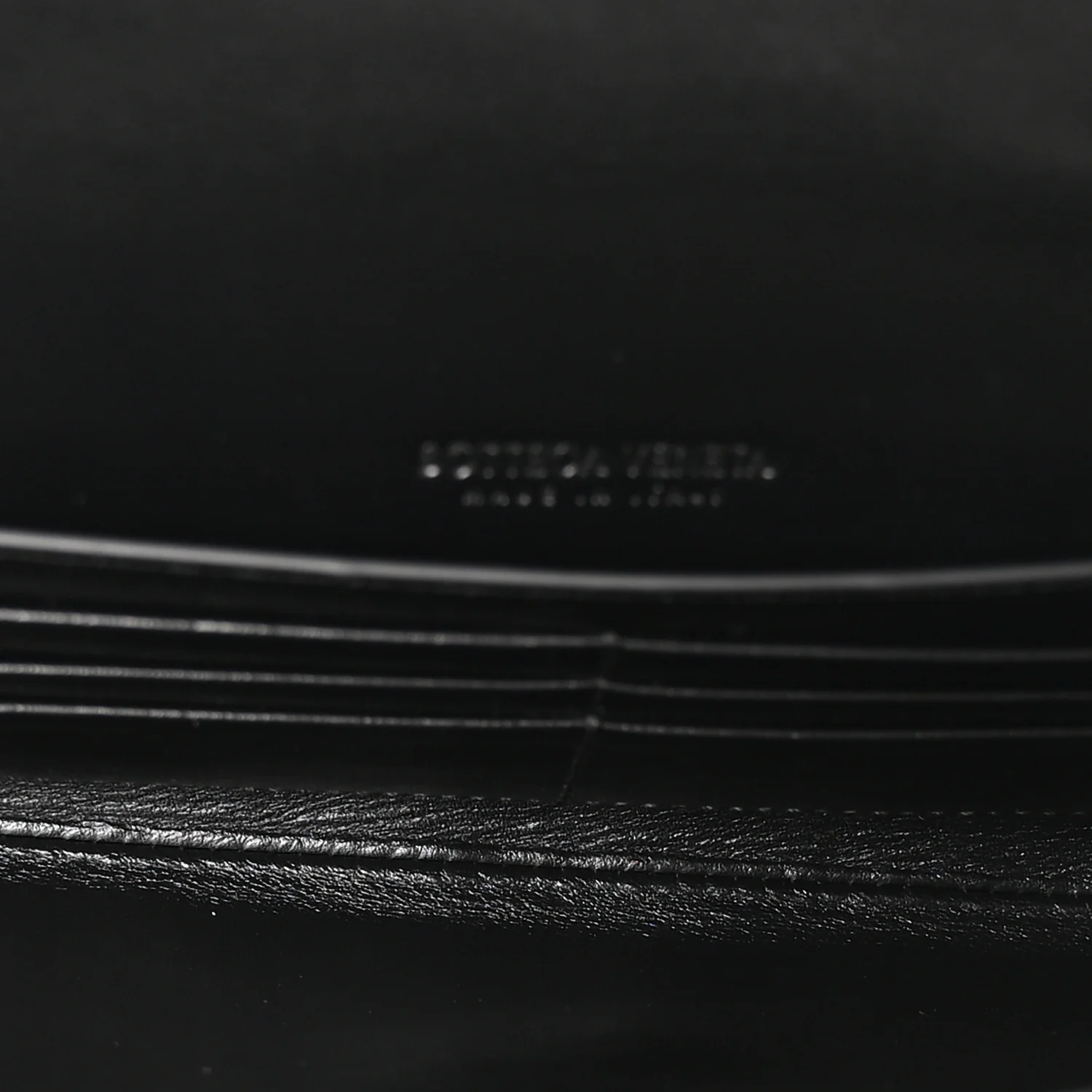 Nappa Intrecciato Long Andiamo Top Handle Clutch Black - Image 5