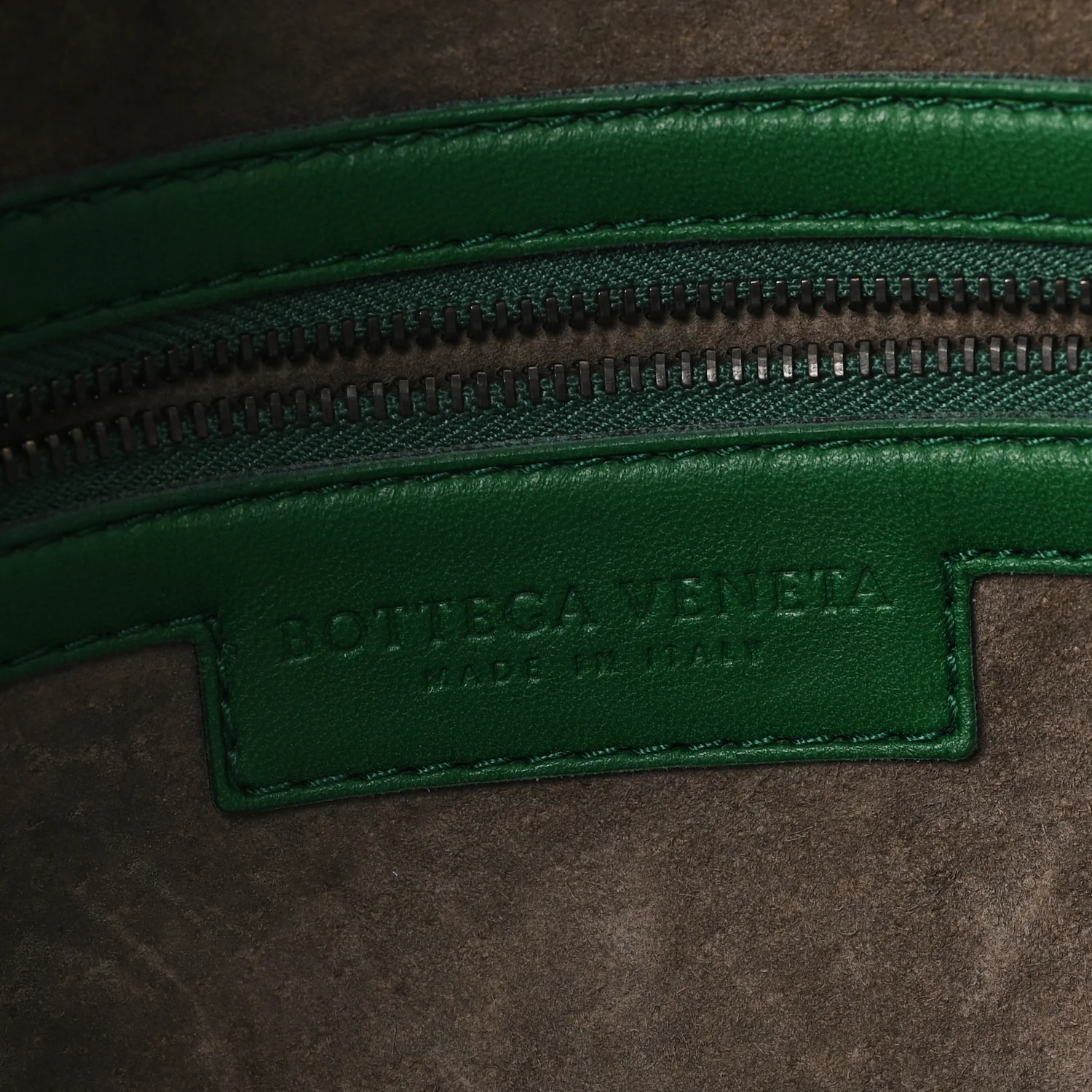 Nappa Intrecciato Maxi Convertible Tote Green - Image 6