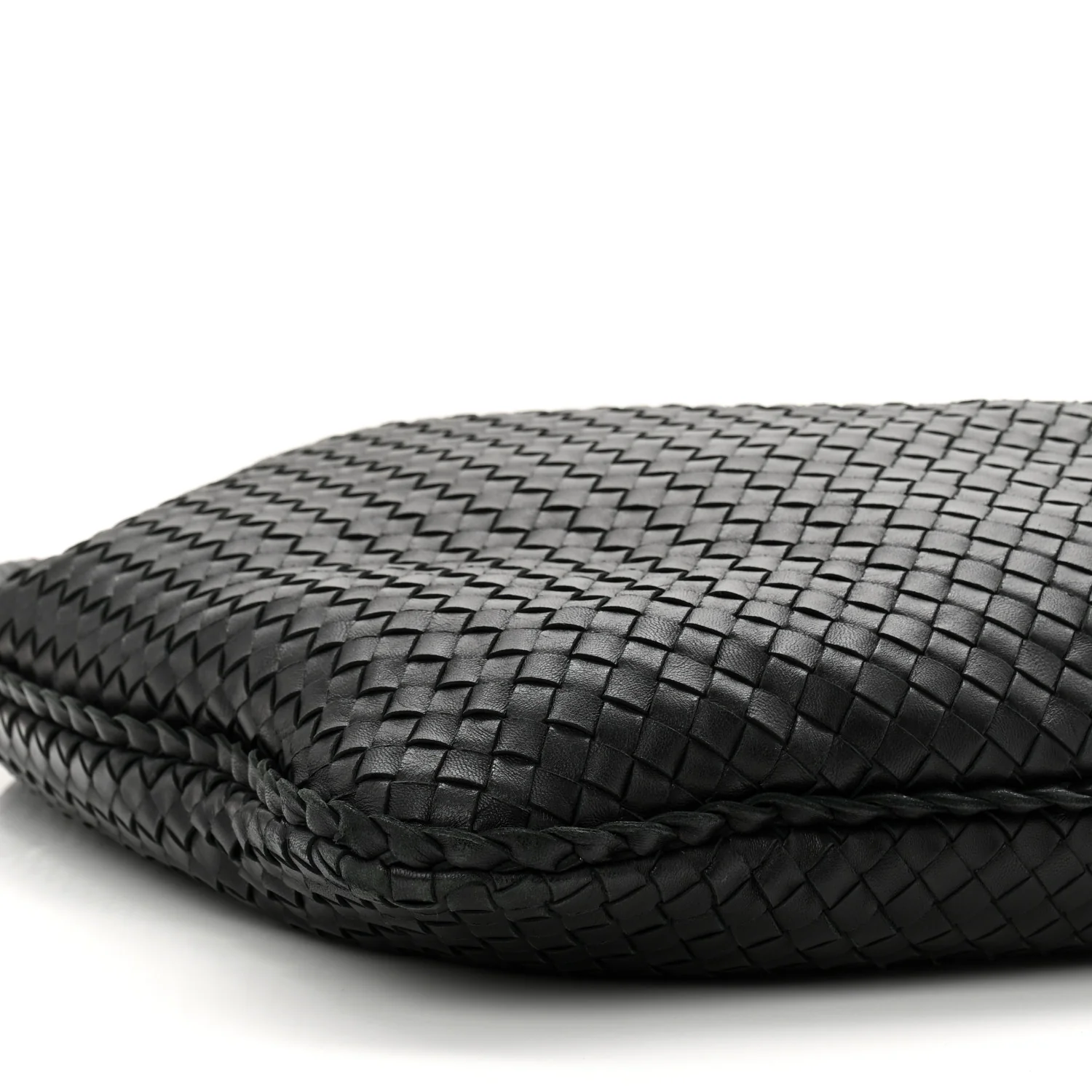 Nappa Intrecciato Maxi Veneta Hobo Black - Image 9