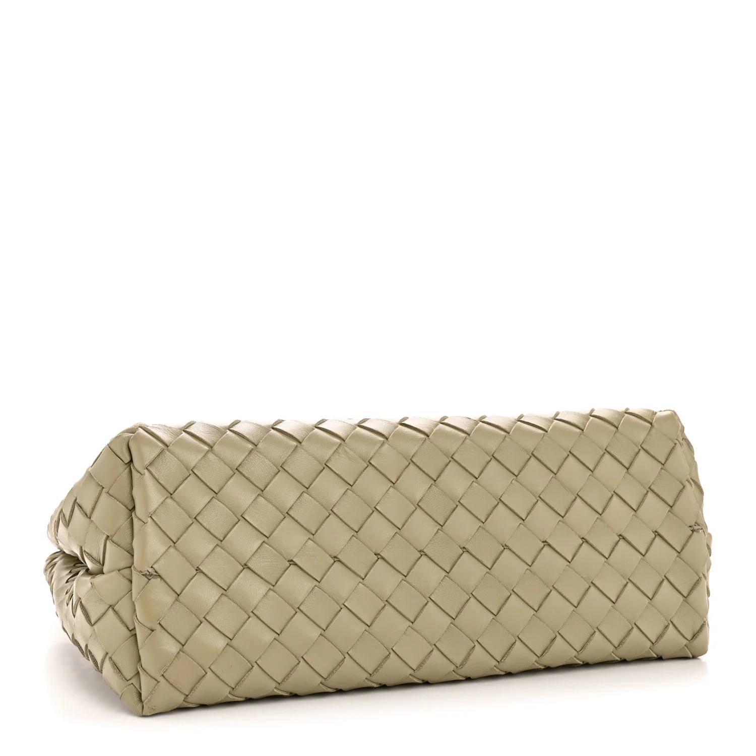 Nappa Intrecciato Medium Andiamo Shoulder Bag Travertine - Image 4