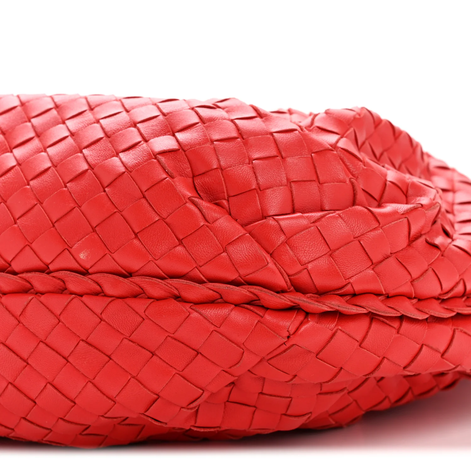 Nappa Intrecciato Medium Belly Veneta Hobo Flame - Image 11
