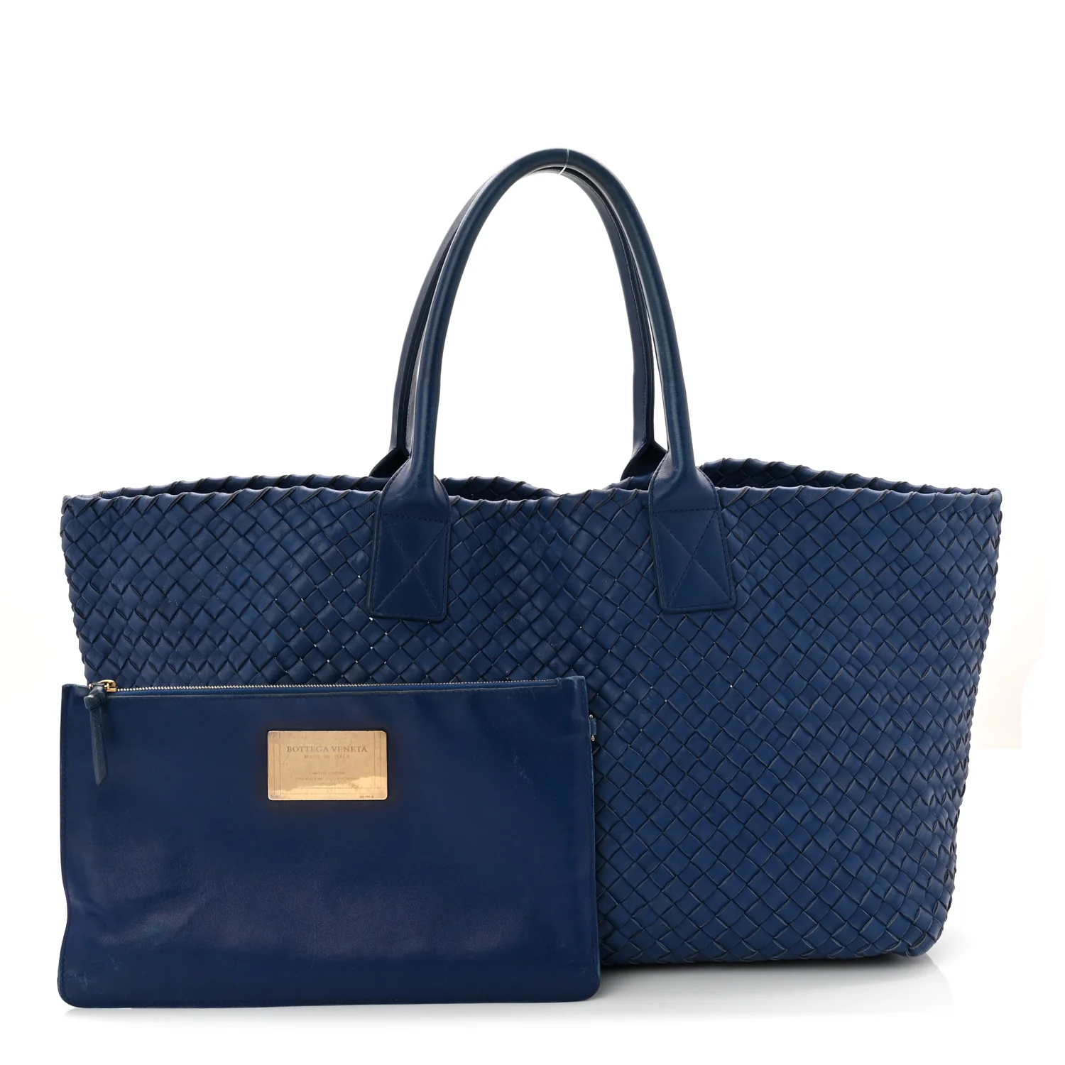 Nappa Intrecciato Medium Cabat Cobalt - Image 3